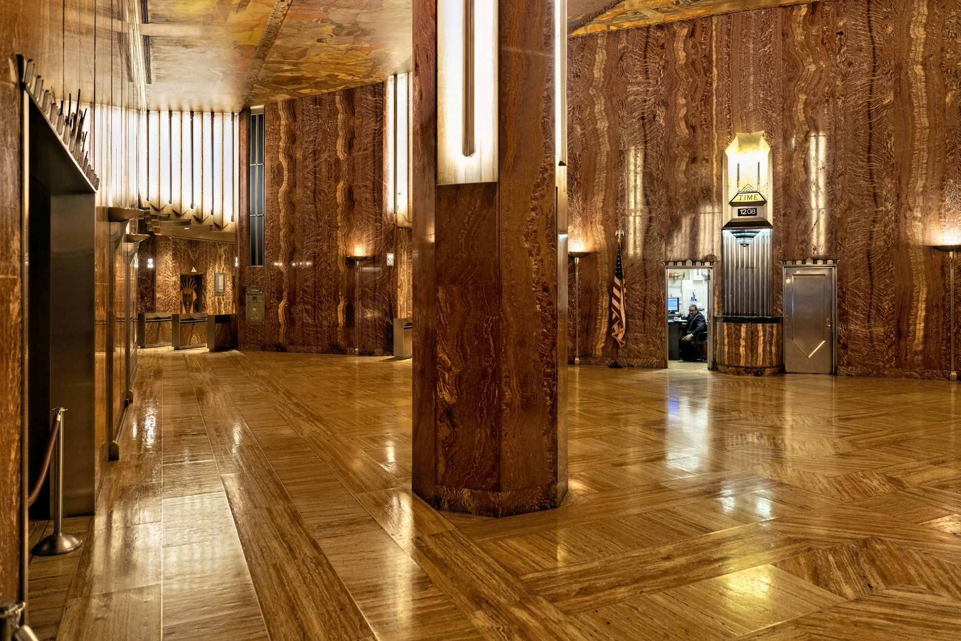 Auch die Lobby des Chrysler Buildings ist architektonisch herausragend.