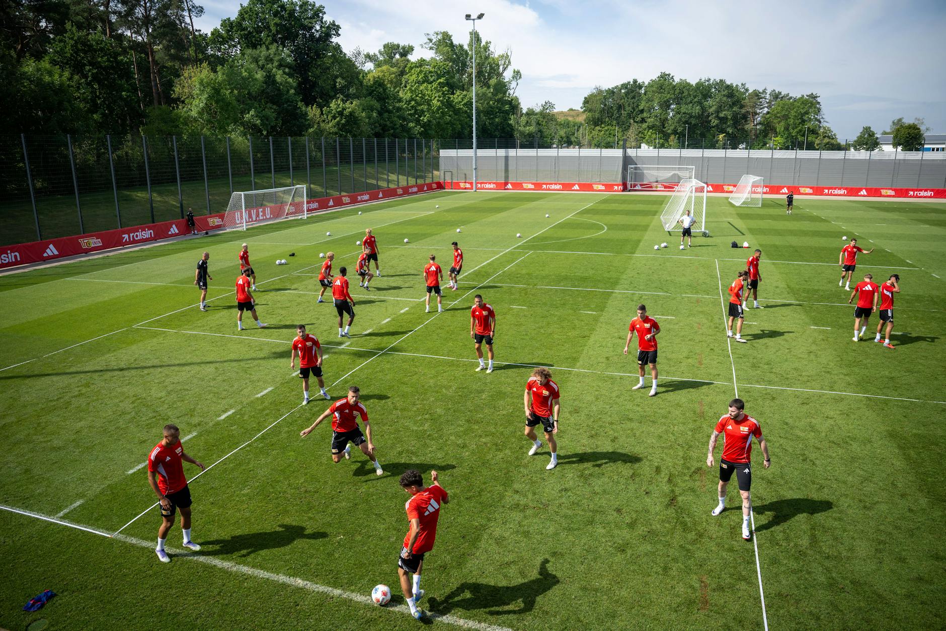 Perfekte Bedingungen: Der 1. FC Union Berlin verbrachte bereits im Sommer eine Woche im Trainingslager in Herzogenaurach.