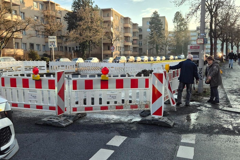 Das ist der Grund für den Stillstand auf der nervigsten Baustelle in Steglitz