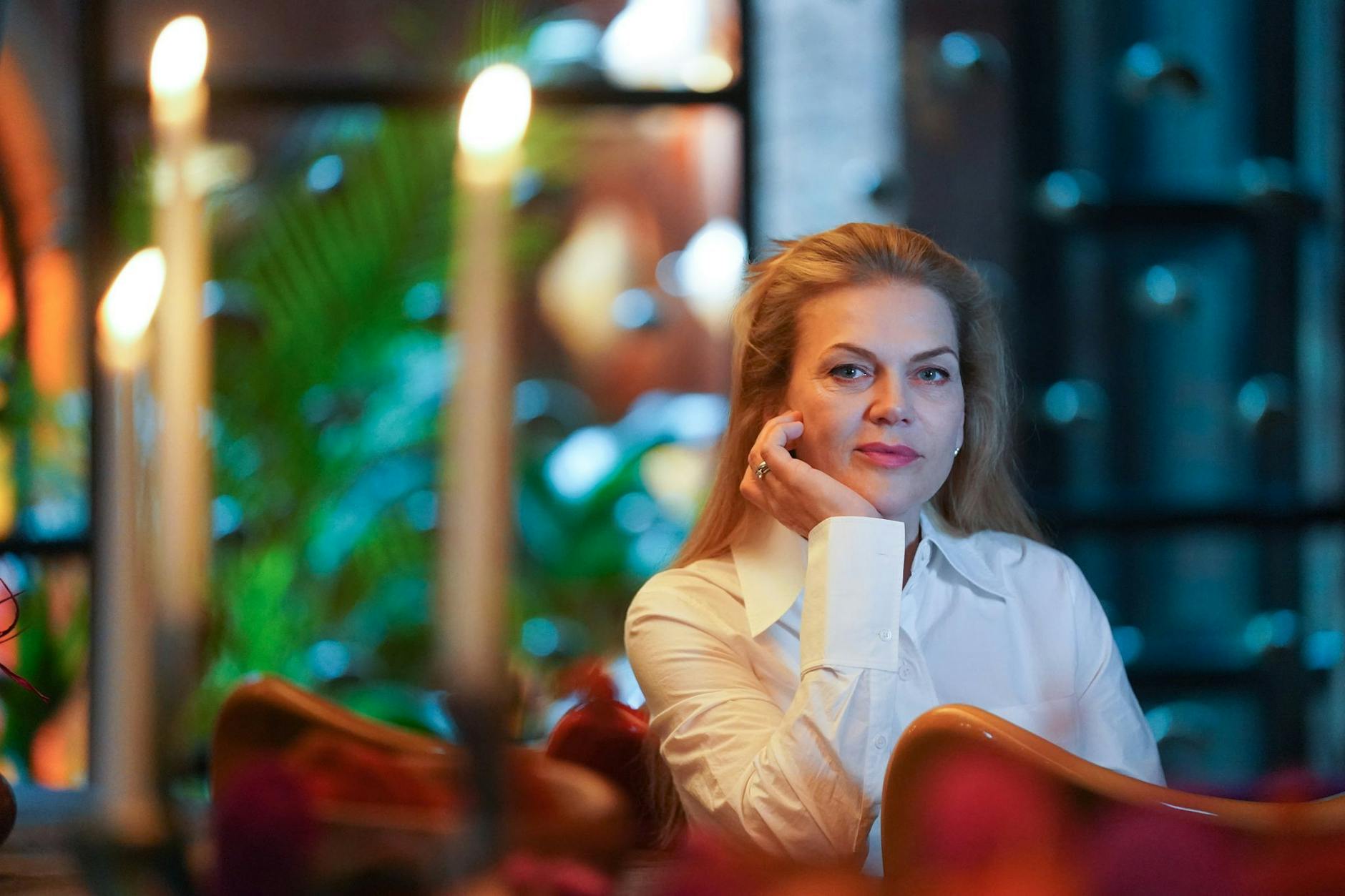 Die Sängerin und Schauspielerin Anna Loos