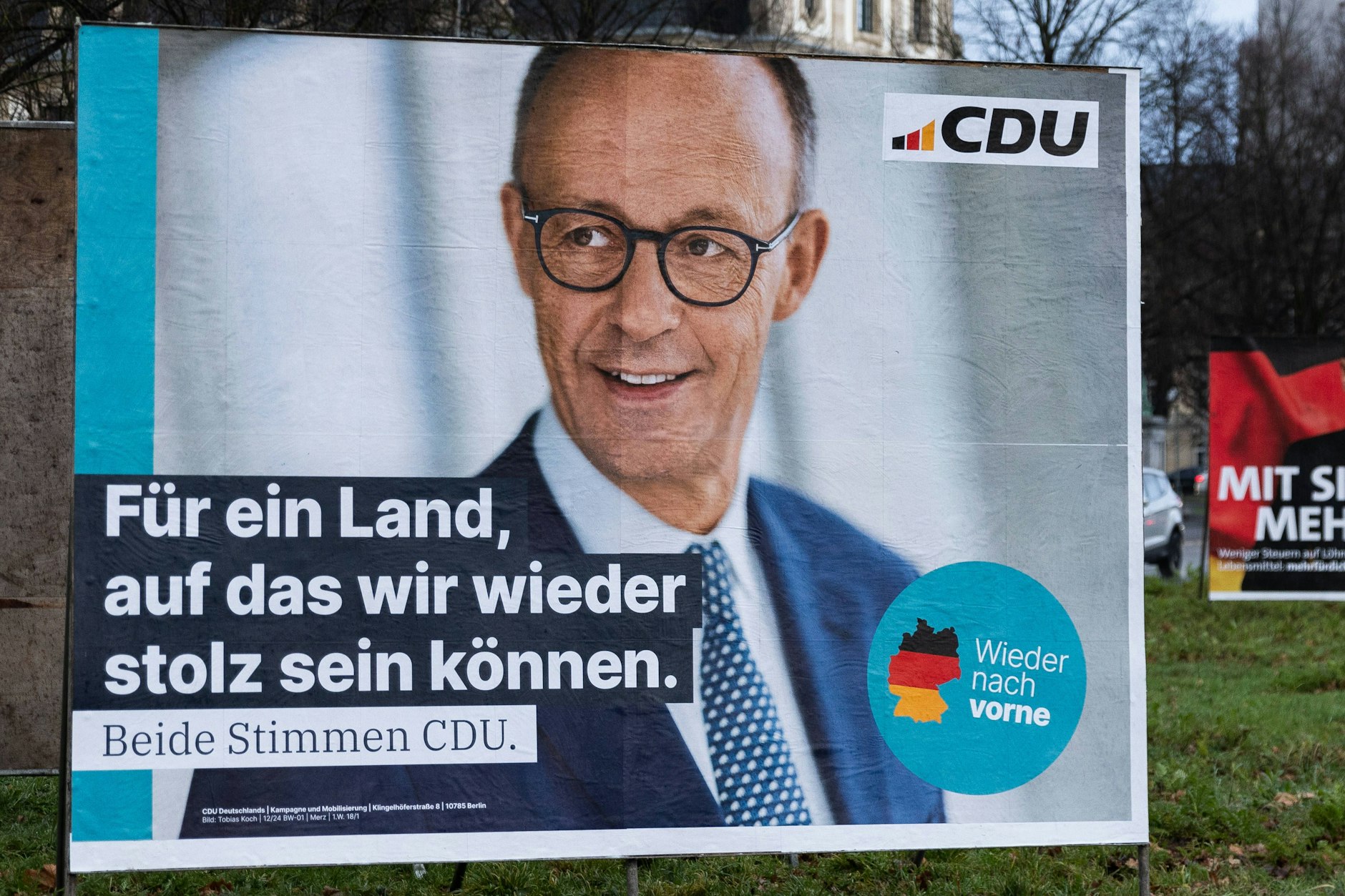 Solche großformatigen Wahlplakate wird es in Völschow nicht mehr geben (Symbolbild).