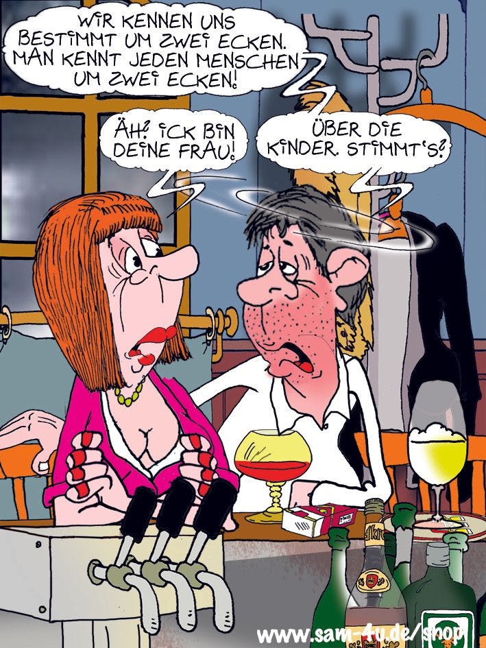 Der Cartoon des Tages kommt wie immer von Zeichner Sam Paff aus Berlin.