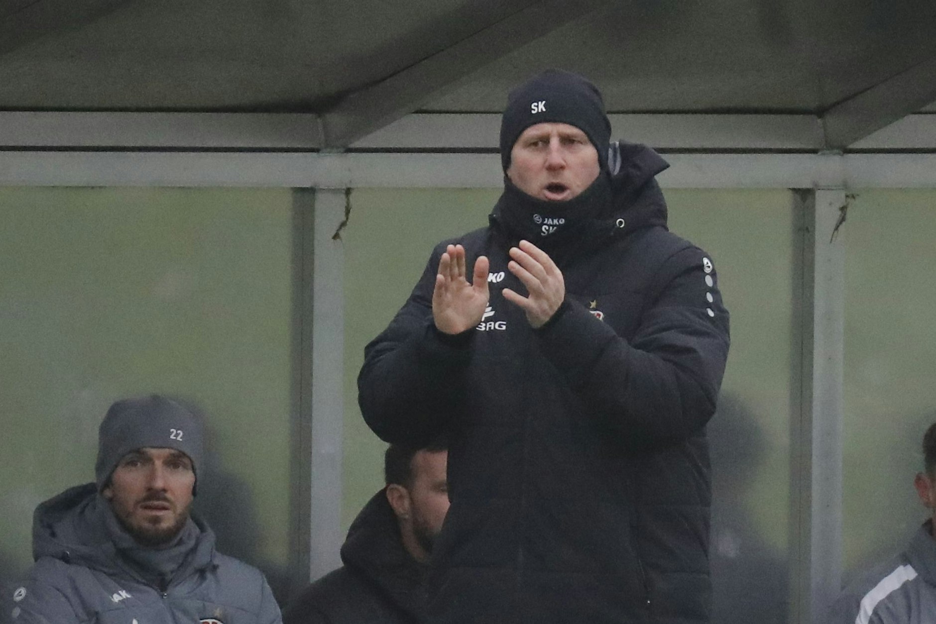 Sven Körner, Trainer des BFC Dynamo, sah beim Test beim SV Tasmania Licht und Schatten bei seiner Mannschaft.