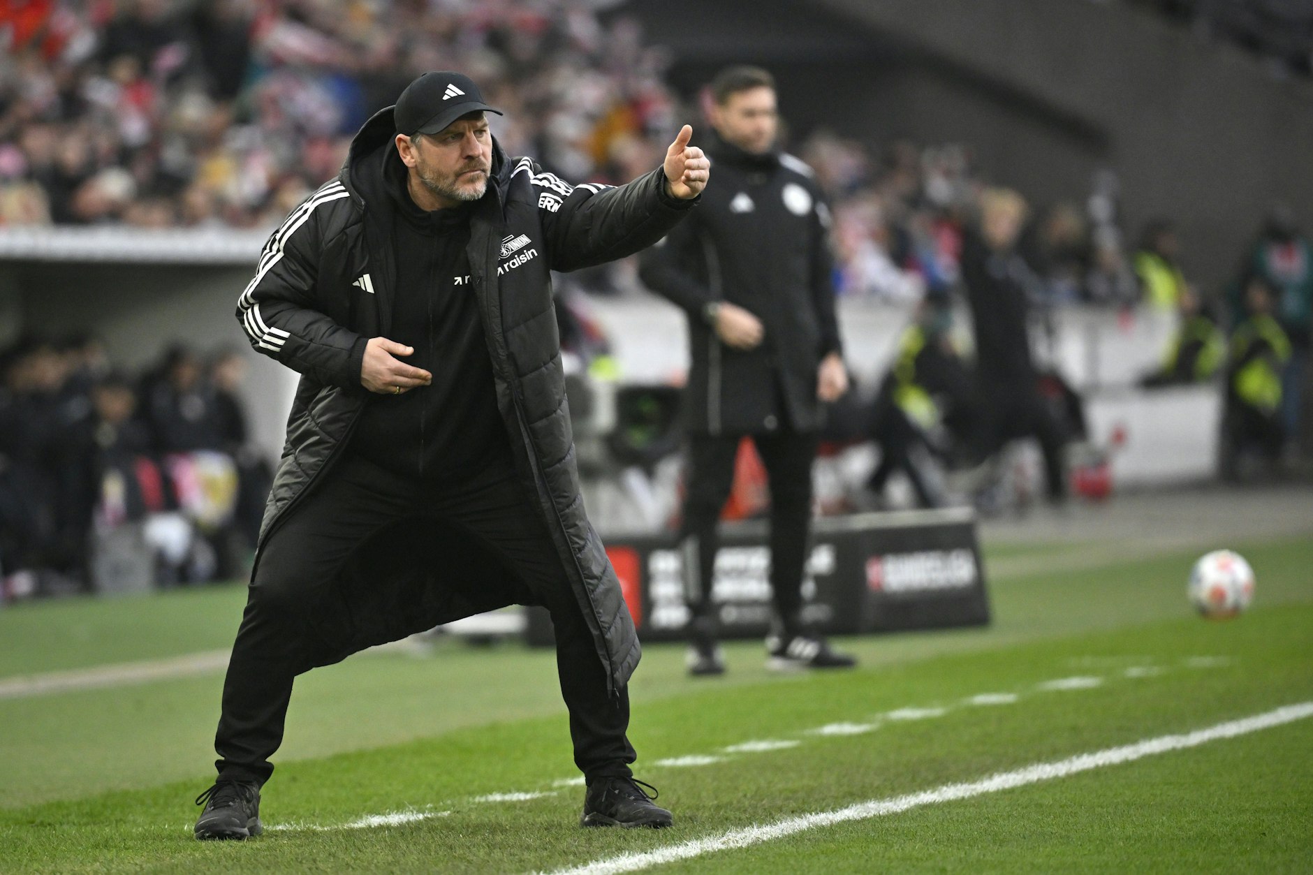 Union-Coach Steffen Baumgart war beim 1:1 gegen den VfB Stuttgart sehr zufrieden mit seinem Team.
