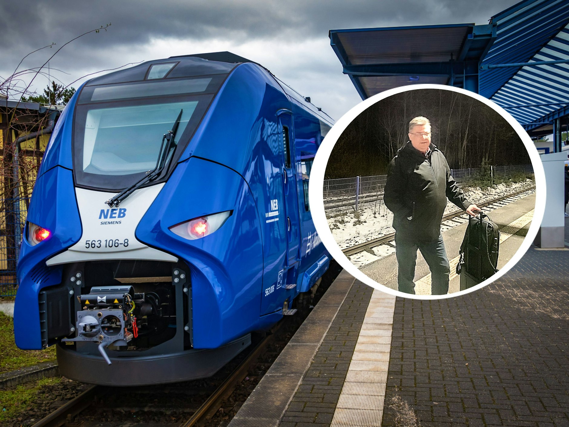 Thoralf Brandt erzählt dem KURIER von seinen Erfahrungen mit der Heidekrautbahn.