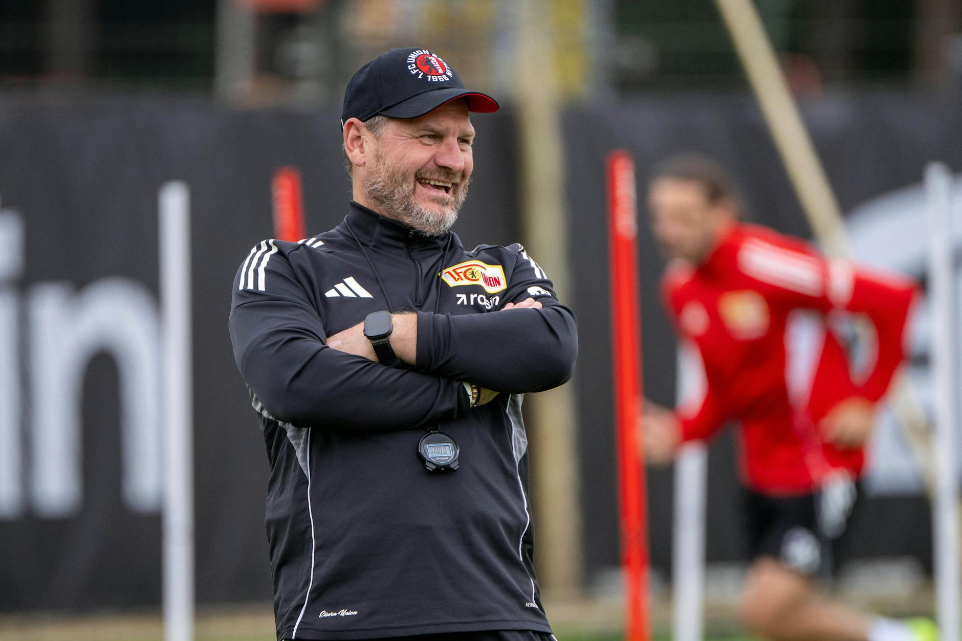 Steffen Baumgart und der 1. FC Union haben derzeit in der Bundesliga gut lachen.