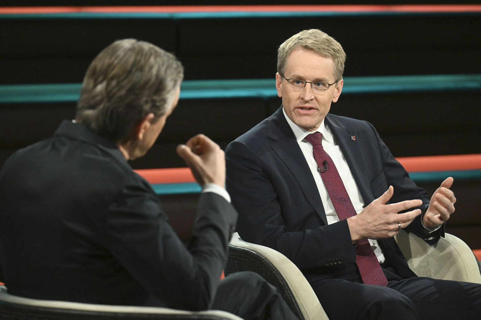 Der Talkshow-Host und Daniel Günther in der wohl schon jetzt am heißesten diskutierten Folge des Jahres von „Markus Lanz“.