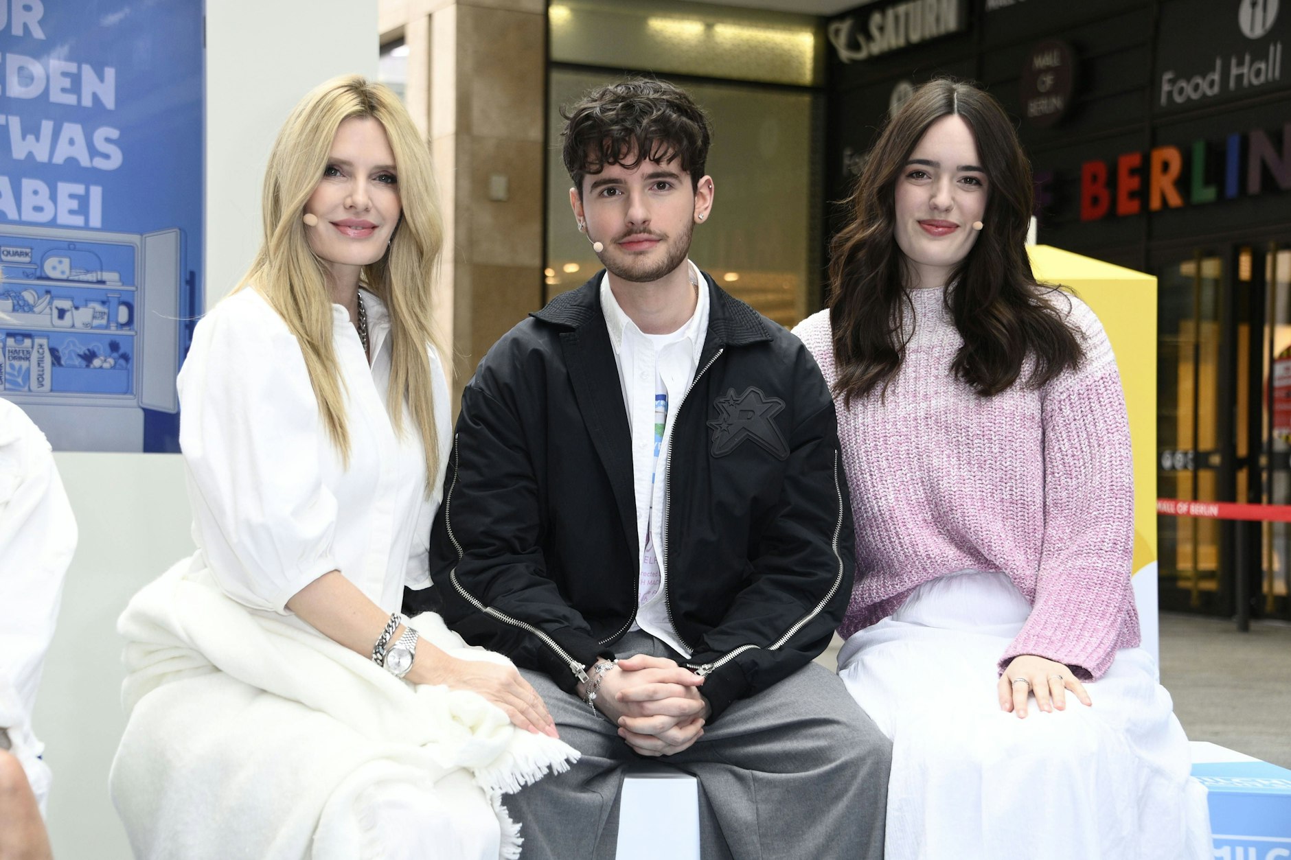 Mirja du Monts Kinder Fayn und Tara waren sofort mit dem Dschungelcamp einverstanden.