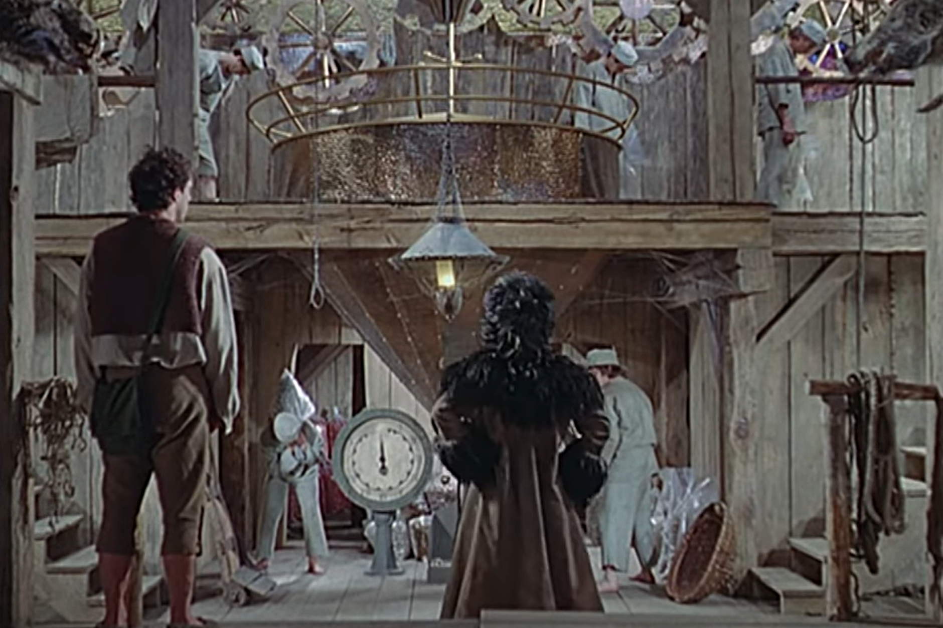 Der schwarze Müller zeigt Krabat seine Mühle: Der Film Die schwarze Mühle von 1975 ist noch heute Kult.