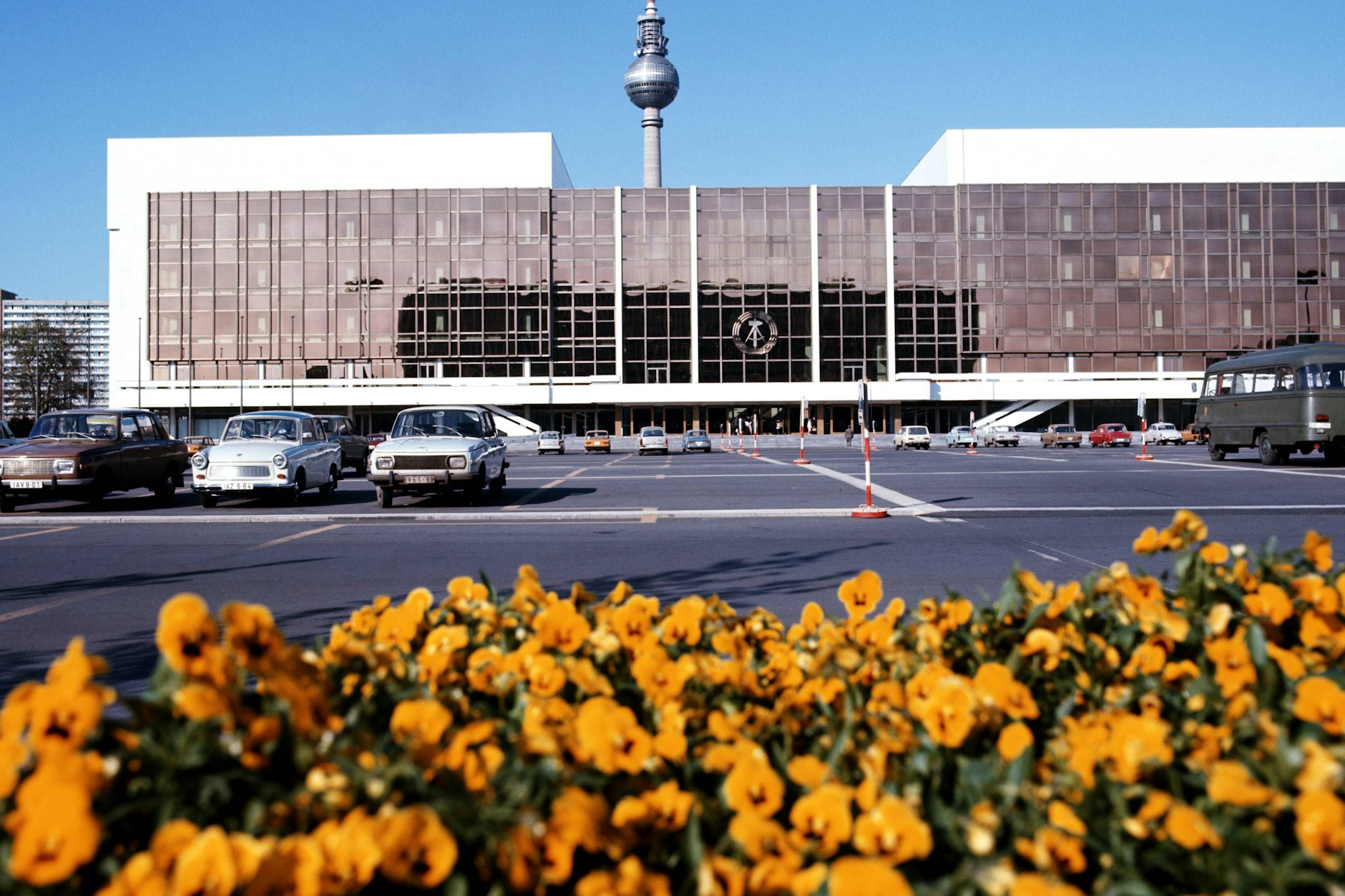 Außenansicht des Palasts der Republik