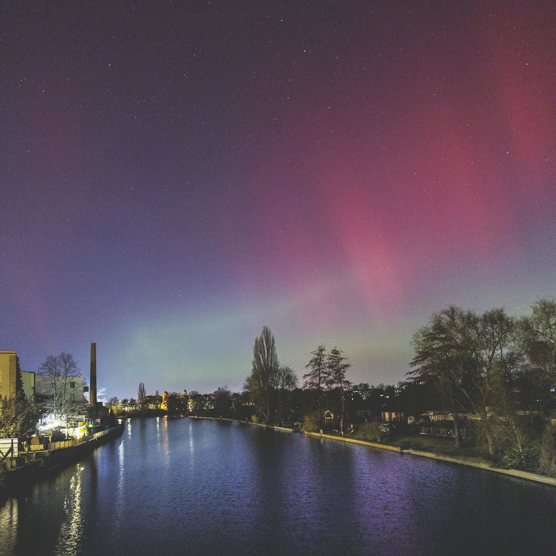 Jetzt versaut uns der Winter auch noch die Polarlichter in Berlin