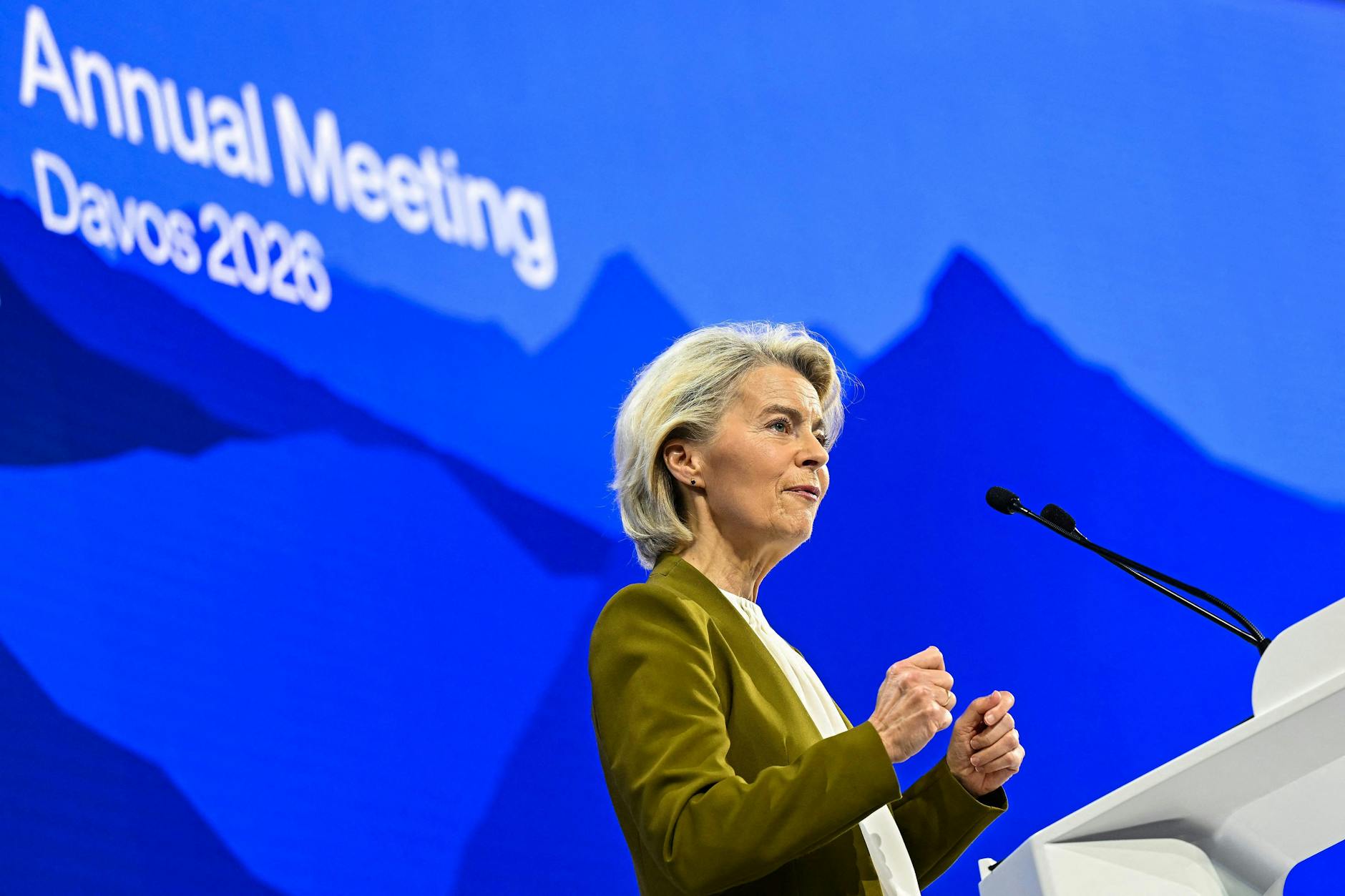Ursula von der Leyen beim Weltwirtschaftsforum (WEF) in Davos