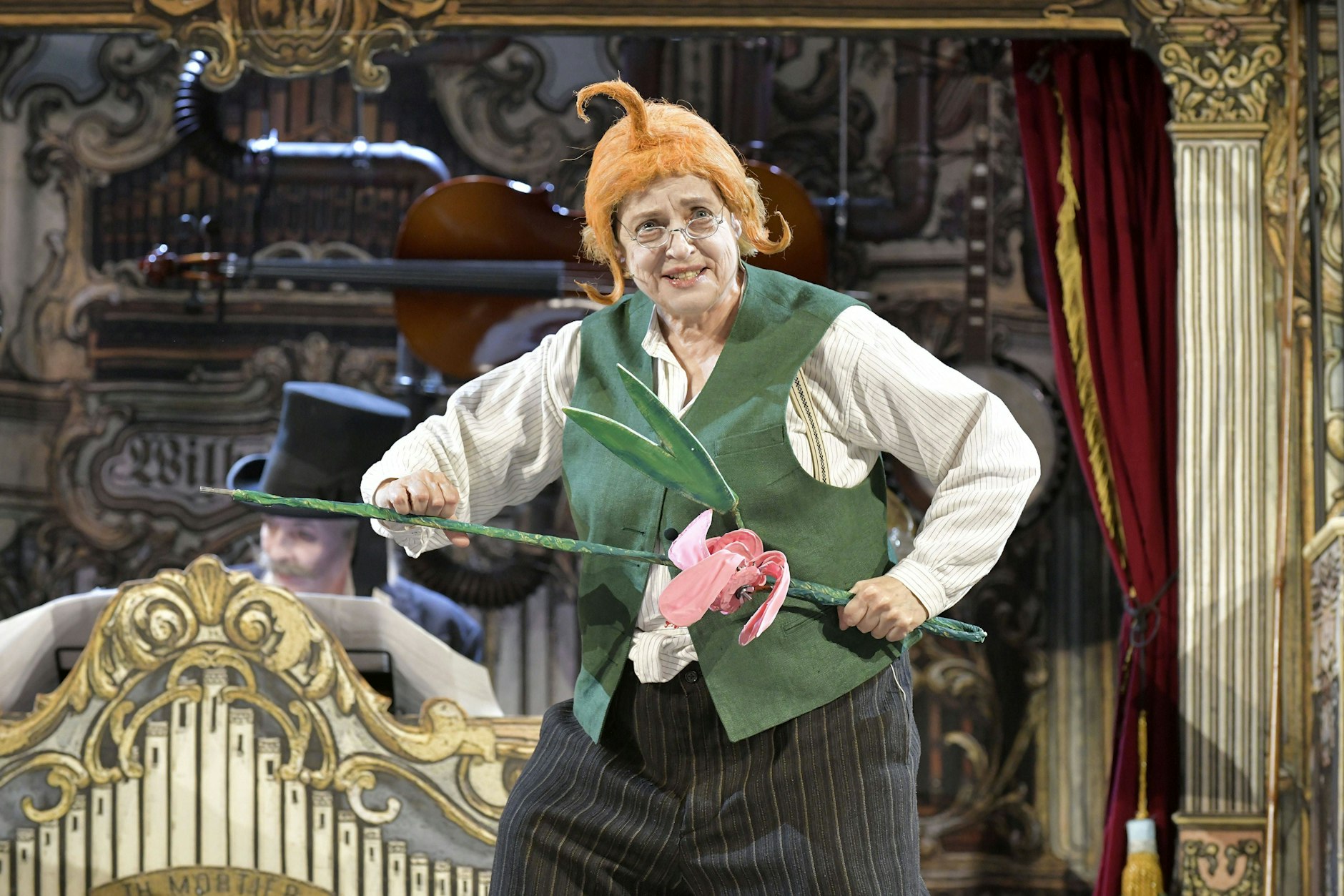 Katharina Thalbach als Moritz mit der obligatorischen Locke