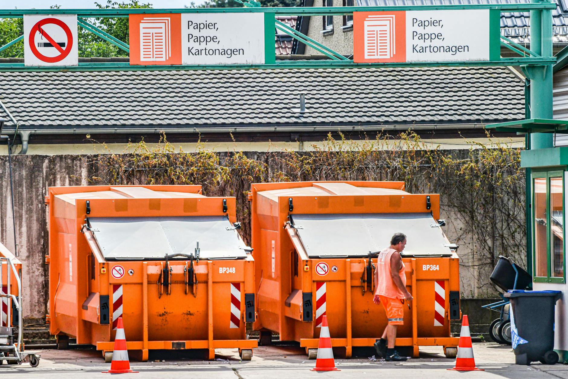 Der BSR Mahlsdorf Recyclinghof Rahnsdorfer Straße in Berlin. Hier kommt es häufiger zu Gewaltvorfällen.