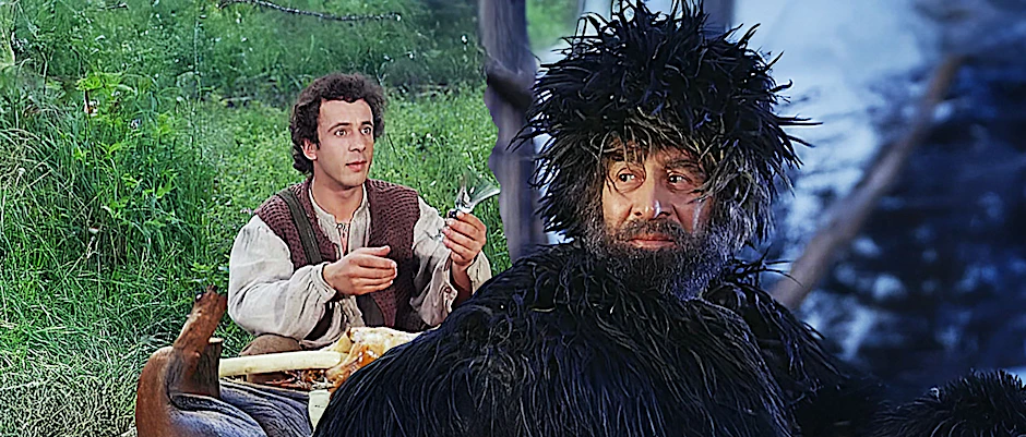 Klaus Brasch übernahm im Film "Die schwarze Mühle" die Rolle des Krabat, Leon Niemczyk spielte den schwarzen Müller.