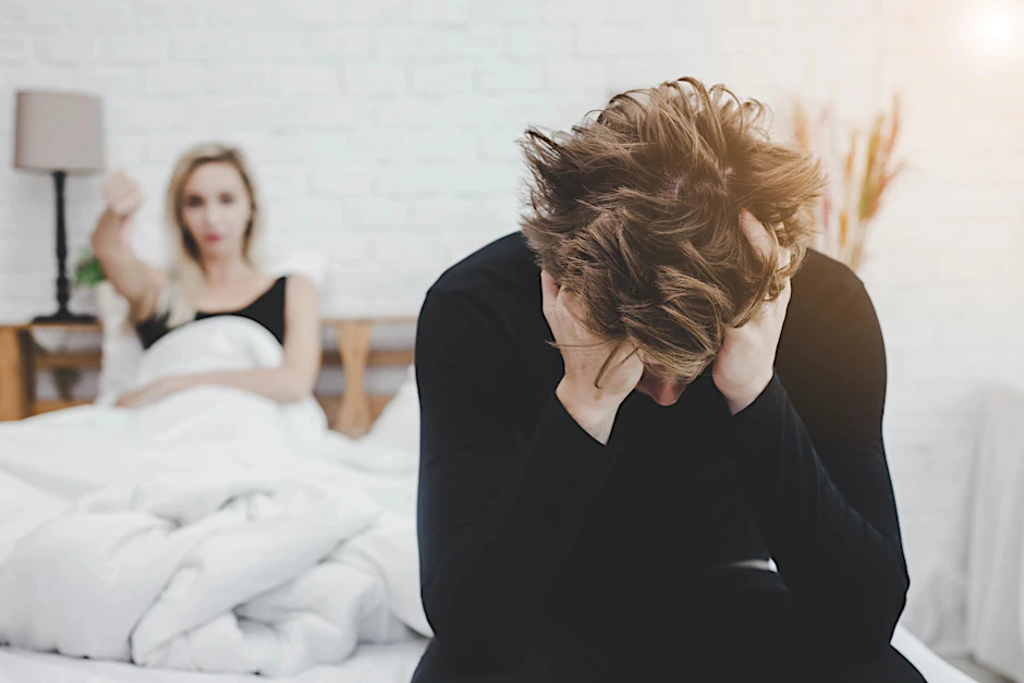 Enttäuschung im Bett? Männer, die beim Sex zu früh kommen, haben oft sehr darunter zu leiden.