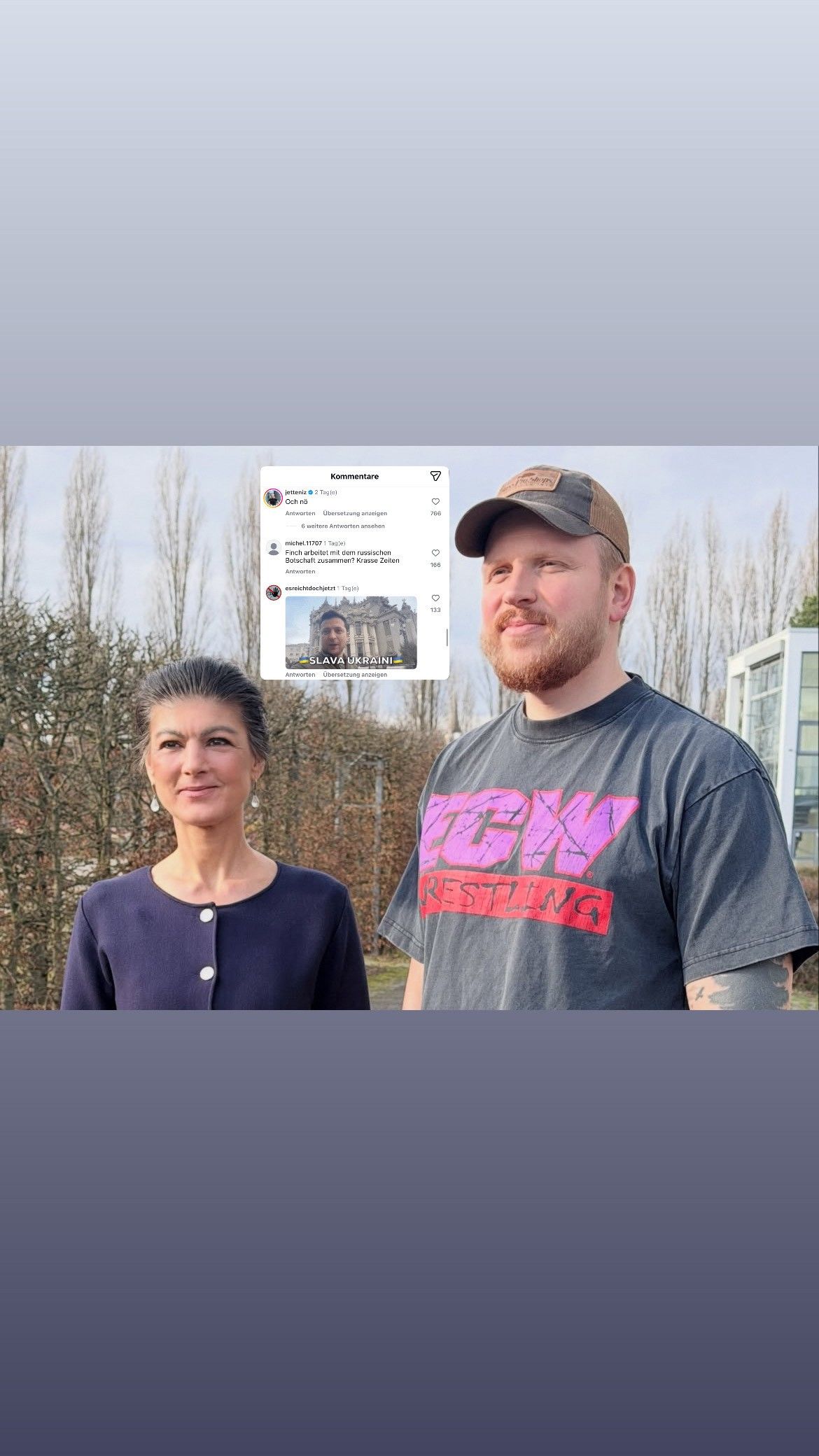 Podcast von Finch und Wagenknecht löst Shitstorm aus: „War Putin auch dabei?“