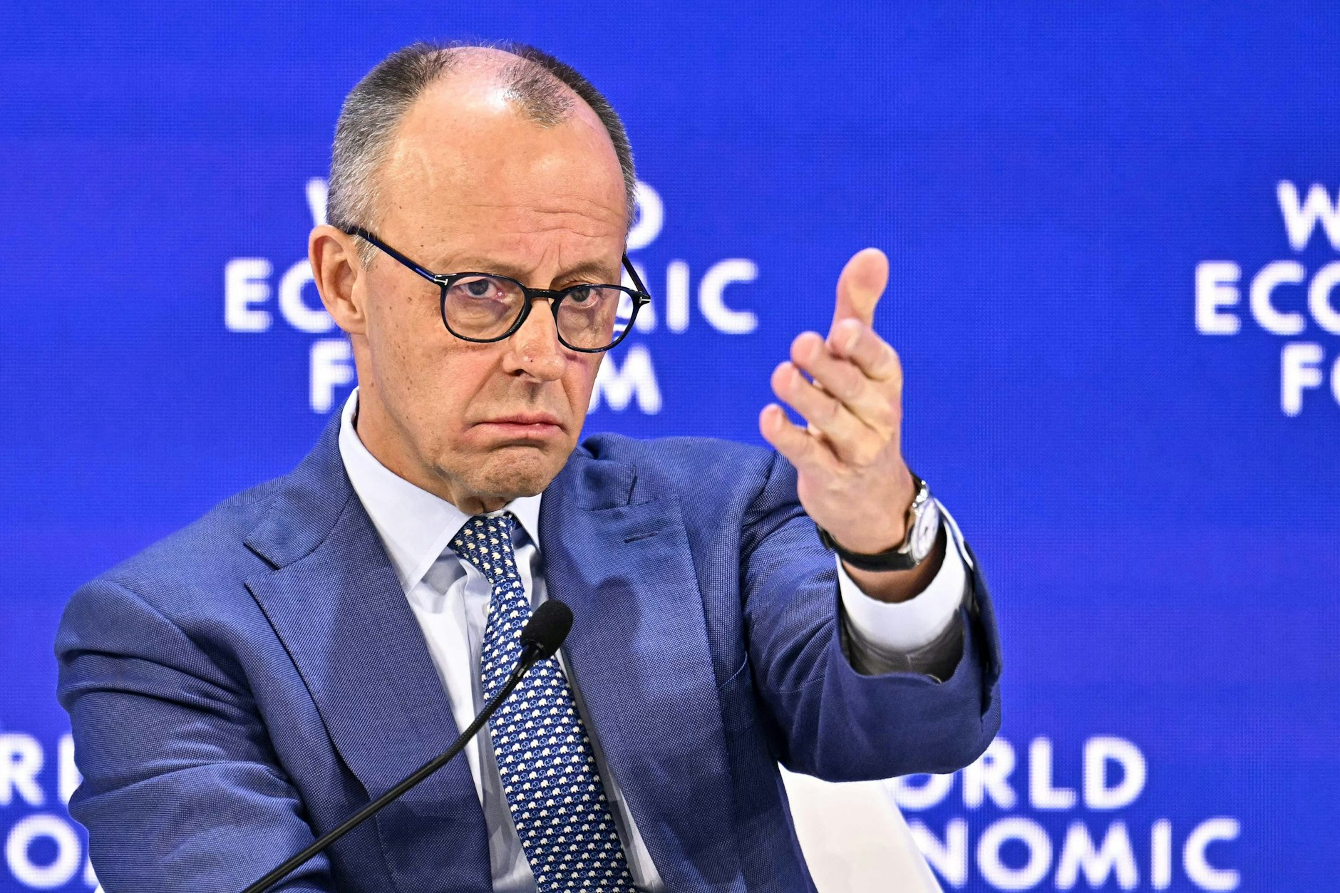 Friedrich Merz auf dem Weltwirtschaftsforum.