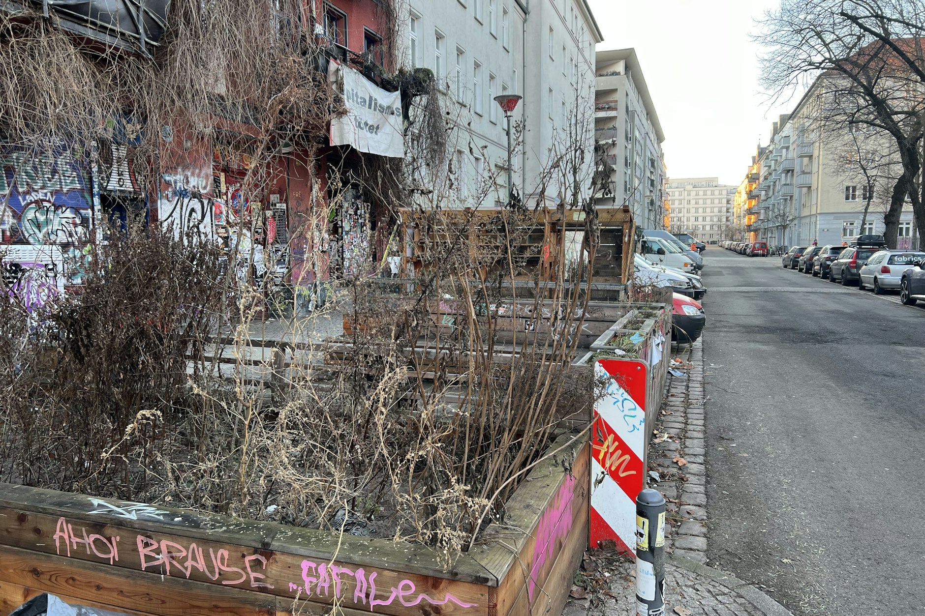 Wollen Sie hier verweilen? Die Parklets werden derzeit nicht genutzt.