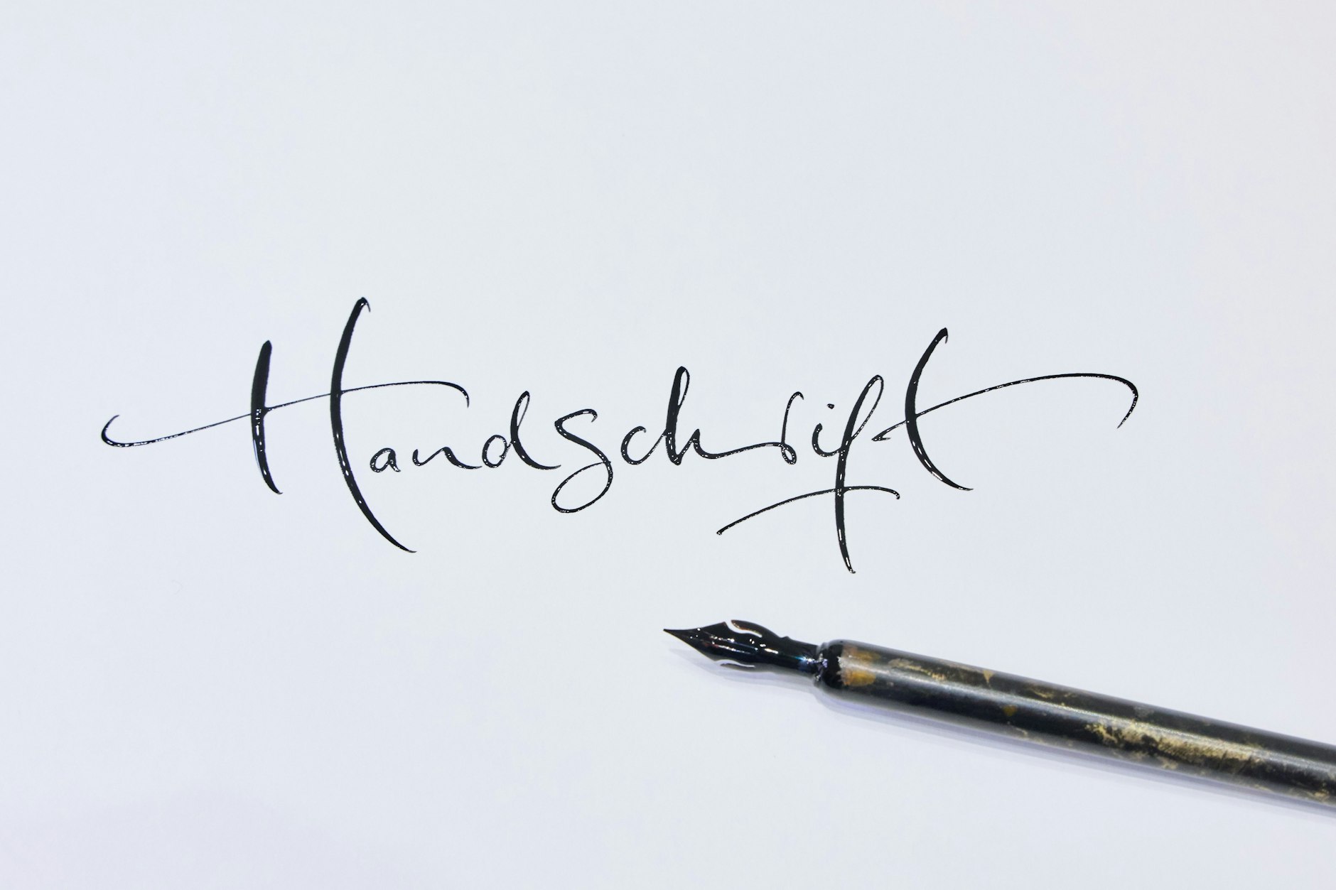 Irgendwann passé: die Handschrift