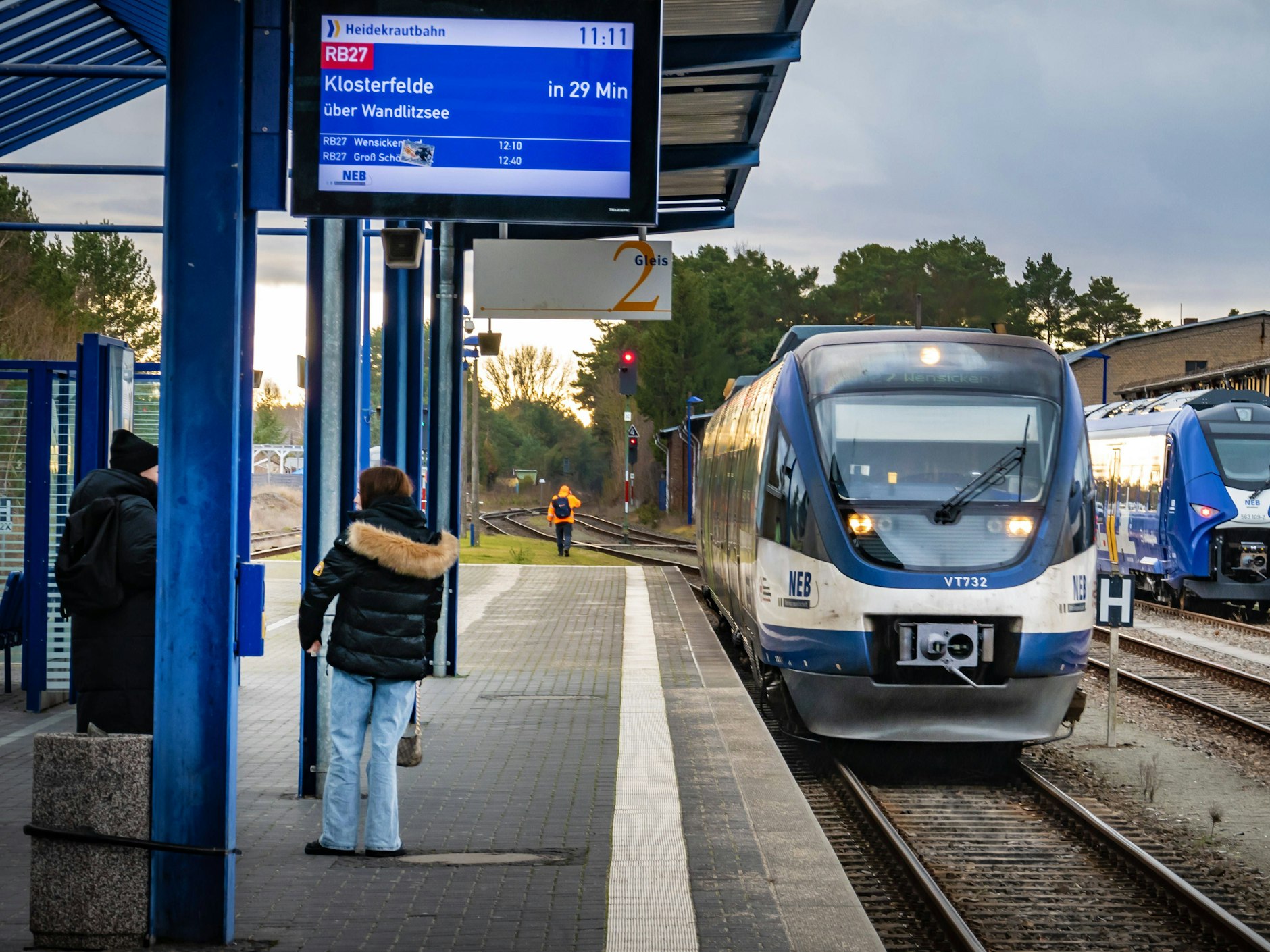 Die Heidekrautbahn verbindet Berlin mit der Mark Brandenburg/Schorfheide. Wenn sie denn fährt.