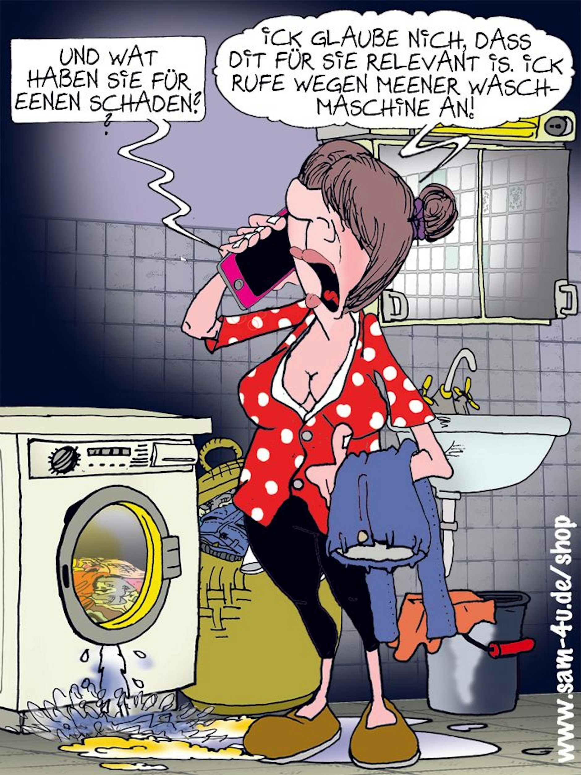 Der Cartoon des Tages kommt auch heute von Zeichner Sam Paff aus Berlin - seine kleinen Kunstwerke stecken voller Berliner Humor.