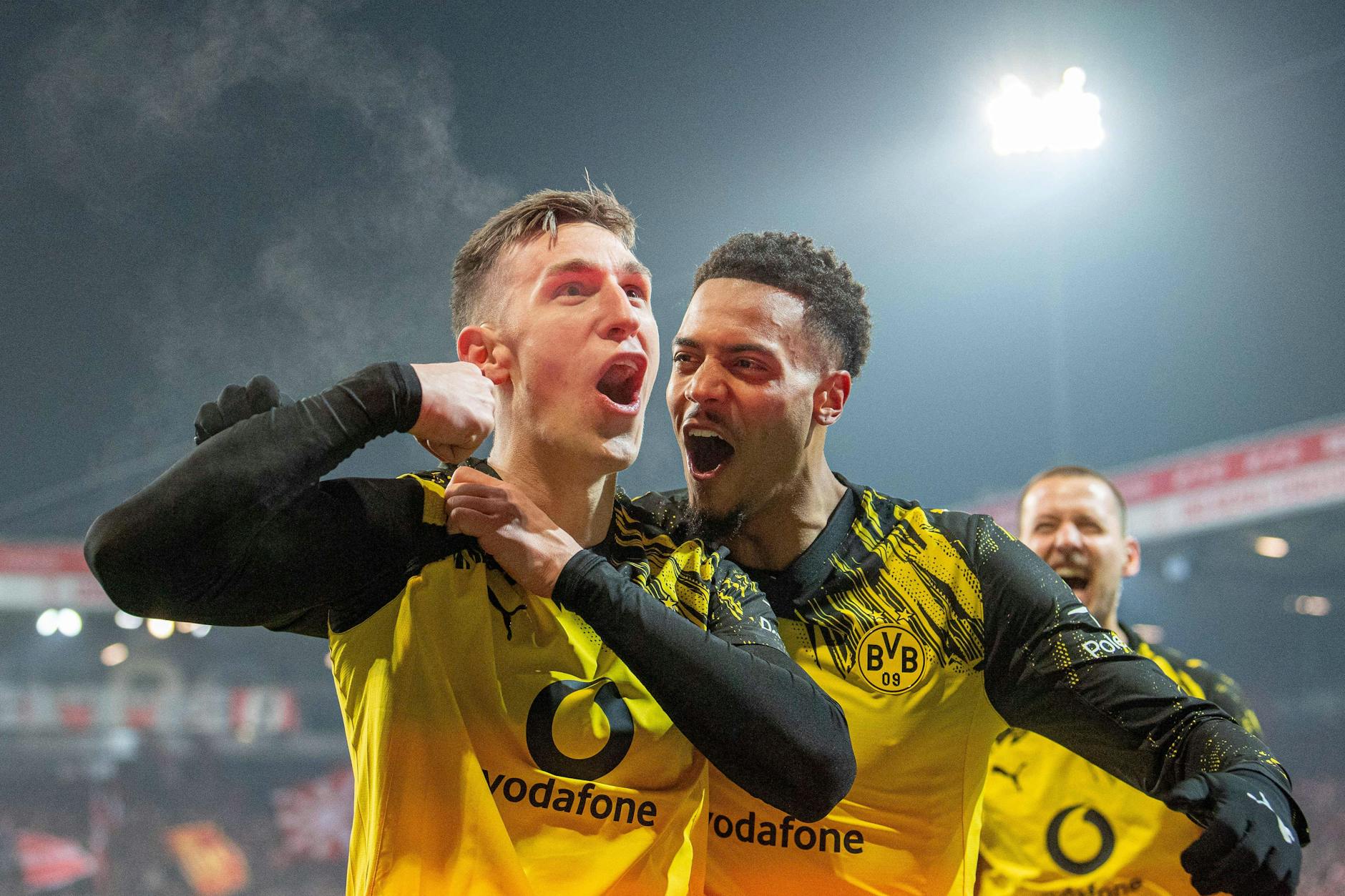 Ex-Unioner Nico Schlotterbeck trifft für Dortmund zum 0:2.