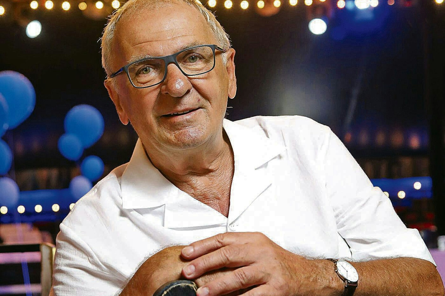 Holger Klotzbach, Chef von Tipi am Kanzleramt und Bar jeder Vernunft, bei einem Fotoshooting mit dem Berliner KURIER im Jahr 2019.