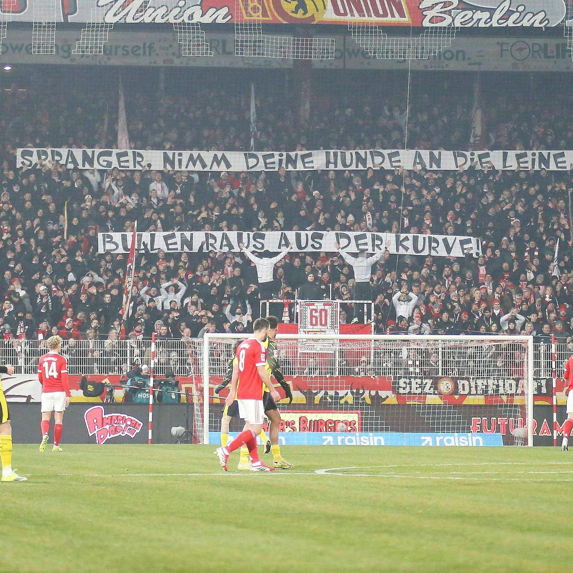 Image - „Bullen raus aus der Kurve“ – Union-Fans solidariseren sich mit Hertha
