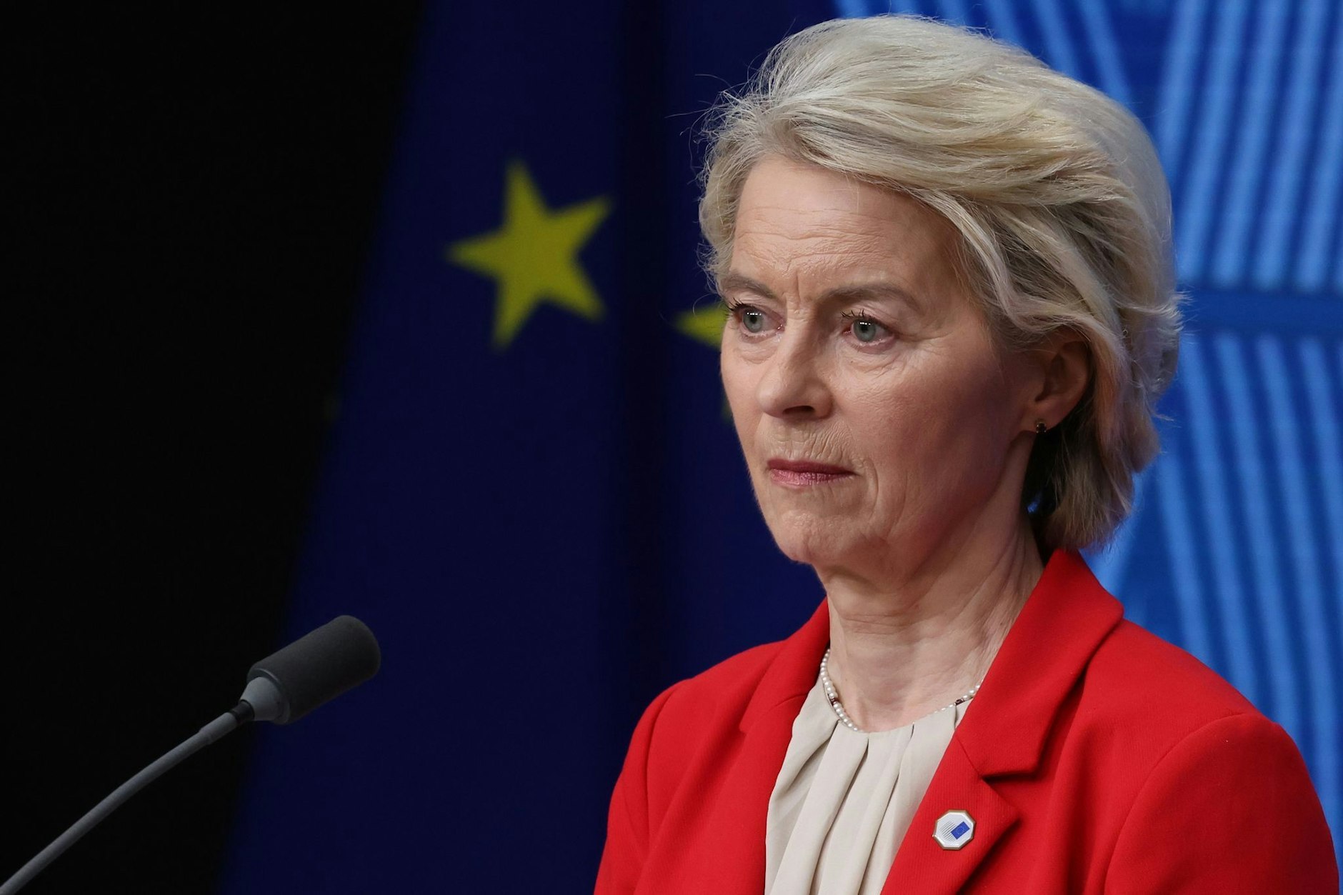 Die Präsidentin der Europäischen Kommission, Ursula von der Leyen