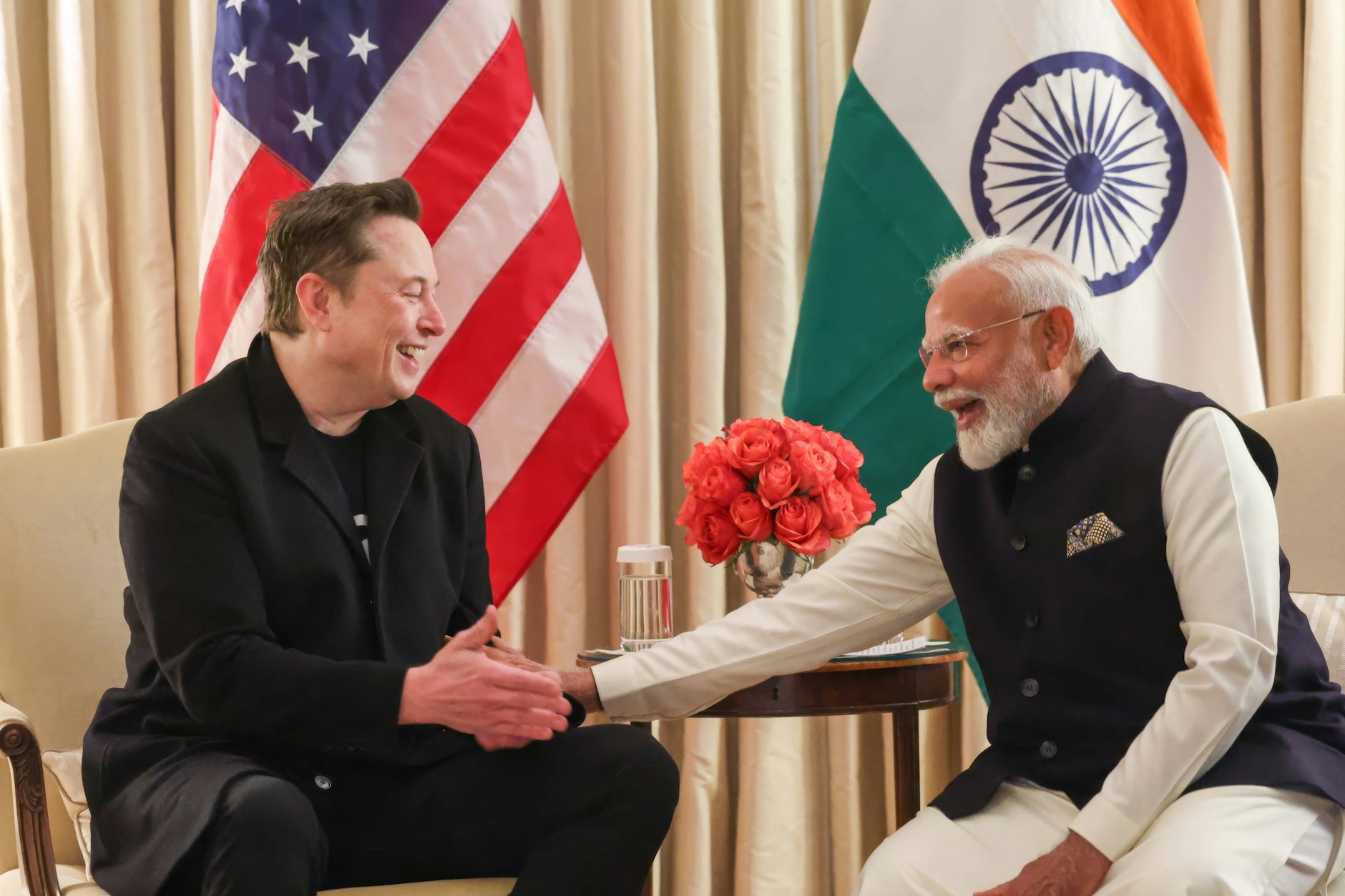 Gipfeltreffen in Washington: Elon Musk und Narendra Modi im Februar 2025