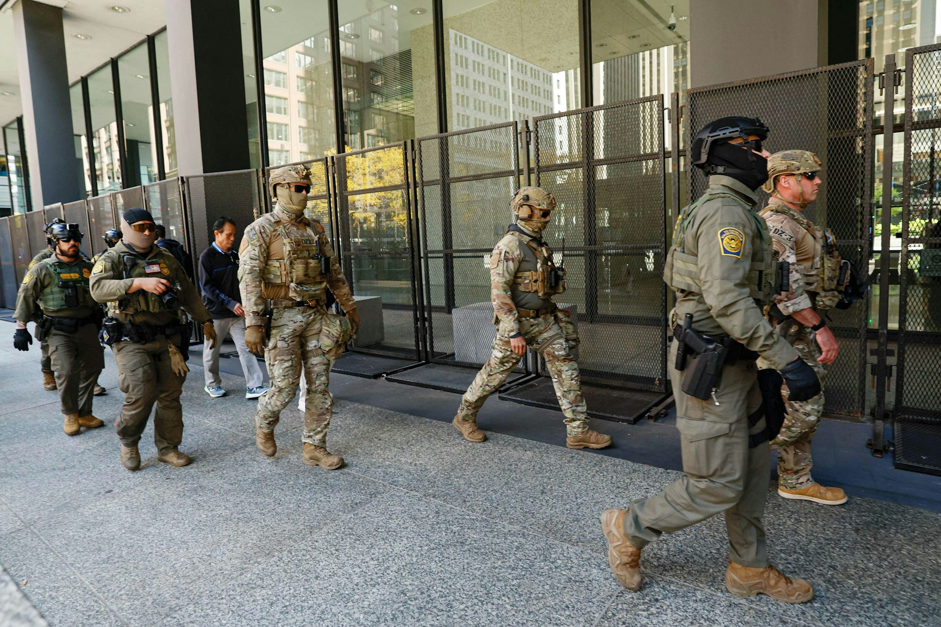 Beamte der US-Grenzschutzbehörde Customs and Border Patrol