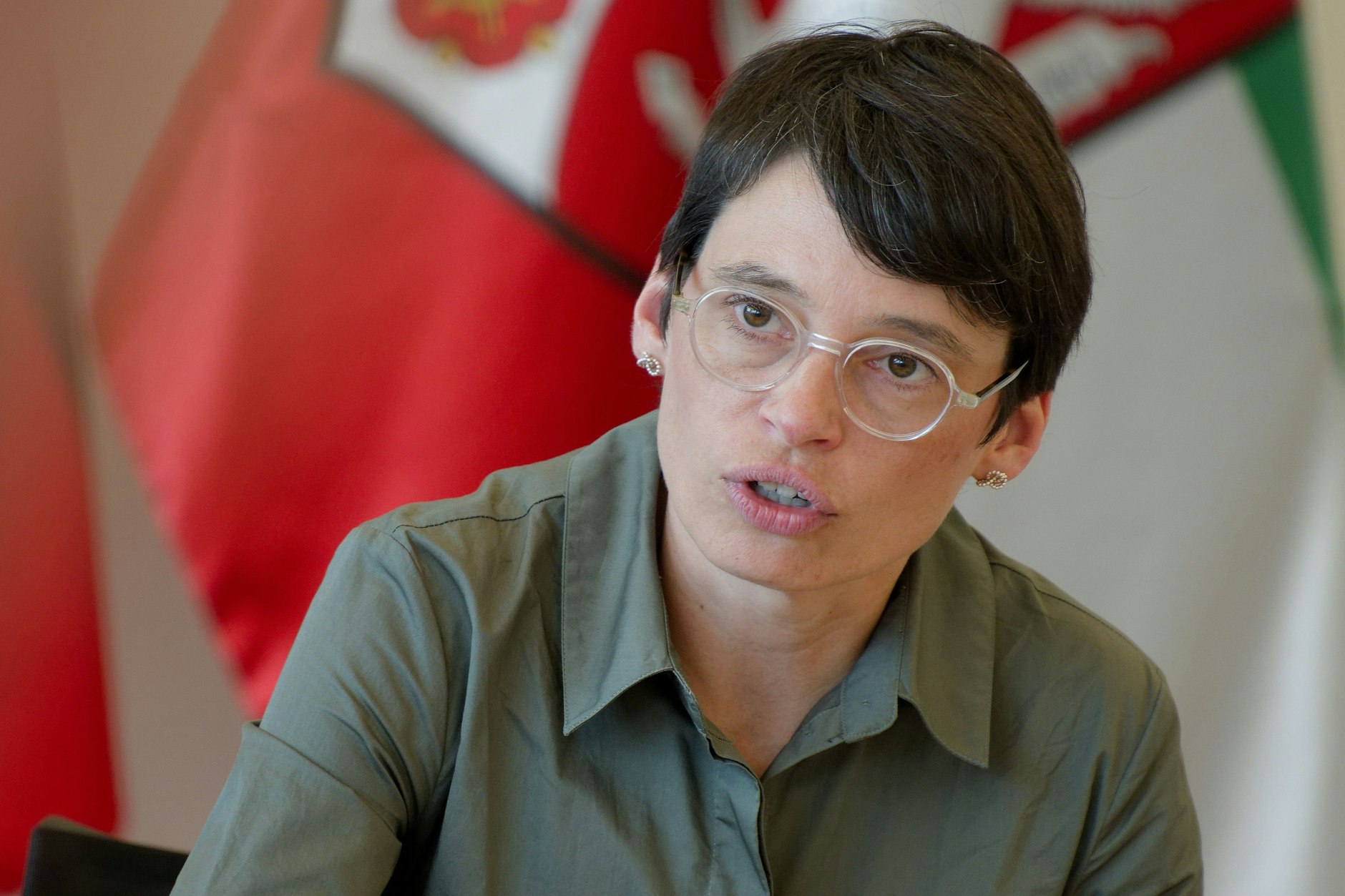 Josefine Paul, Ministerin für Kinder, Jugend, Familie, Gleichstellung, Flucht und Integration (Grüne), erklärt ihren Rücktritt.