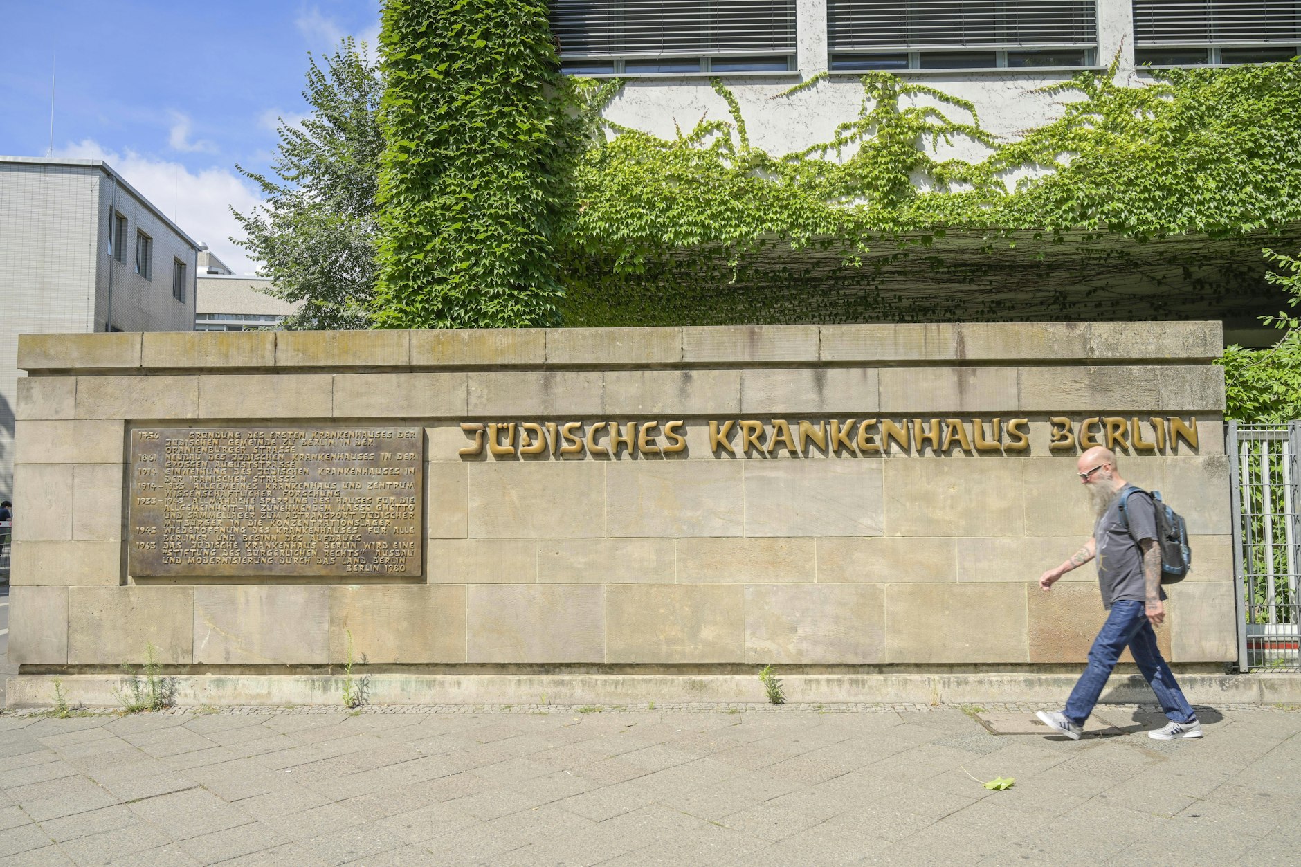 Im Jüdischen Krankenhaus hat es gebrannt, es gab 14 Verletzte.