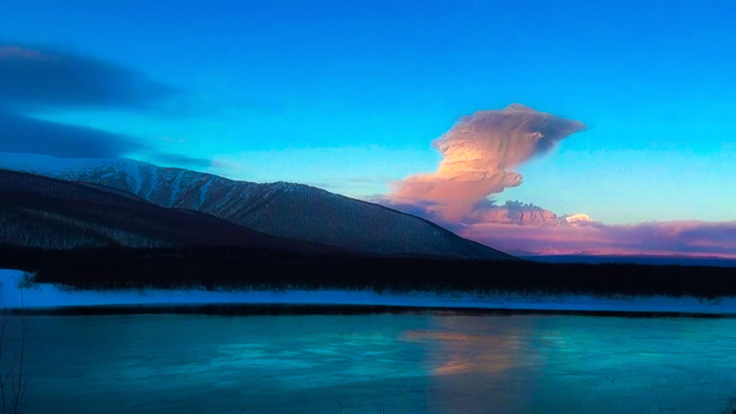Vulkan Shiveluch schleudert Asche kilometerhoch in den Himmel