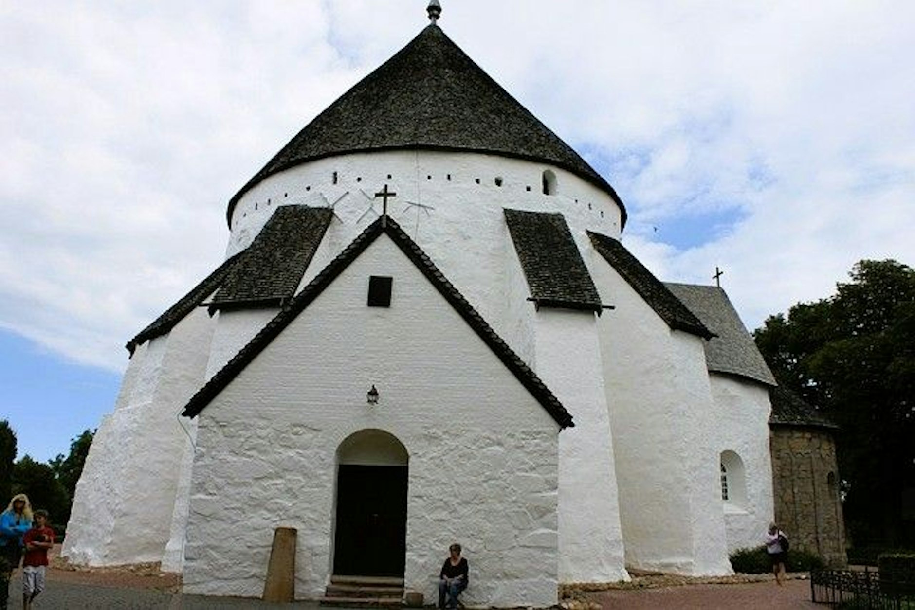 Typische Rundkirche auf Bornholm