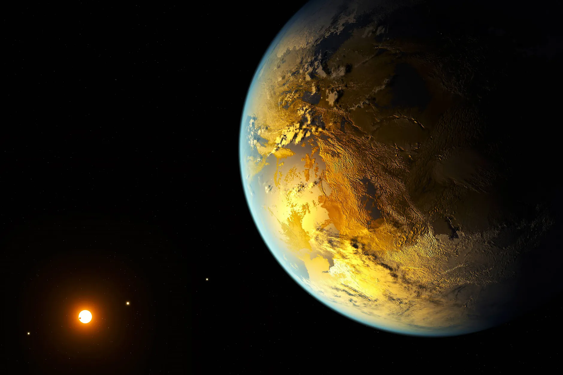 Der Exoplanet Kepler-186f: Er ist weiter von der Erde entfernt als der potenziell bewohnbare Planet HD 137010 b.