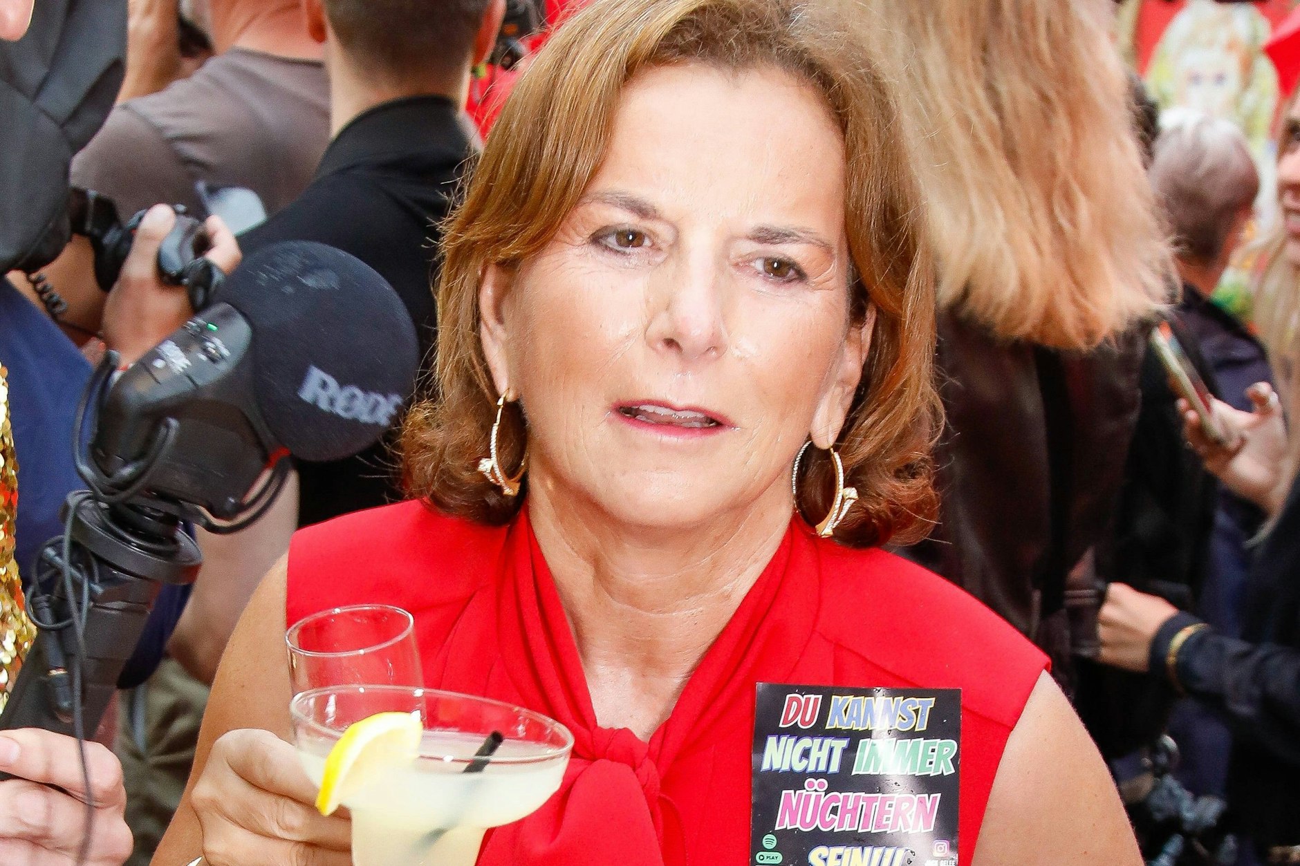 Claudia Obert trinkt gerne einen über den Durst.