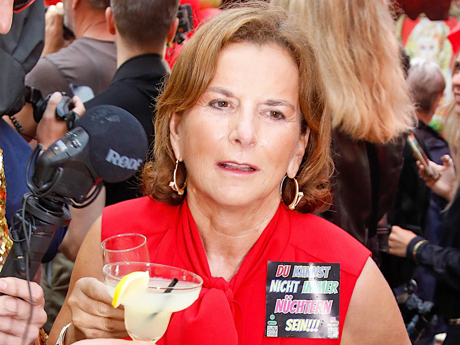 Claudia Obert trinkt gerne einen über den Durst.