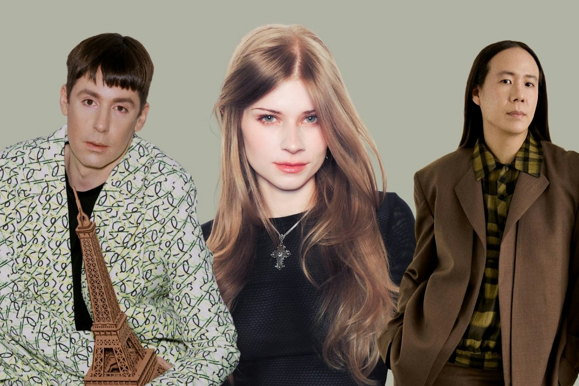 Drei Stimmen von der Berlin Fashion Week: Kilian Kerner, Clara Colette Miramon und William Fan (v.l.)