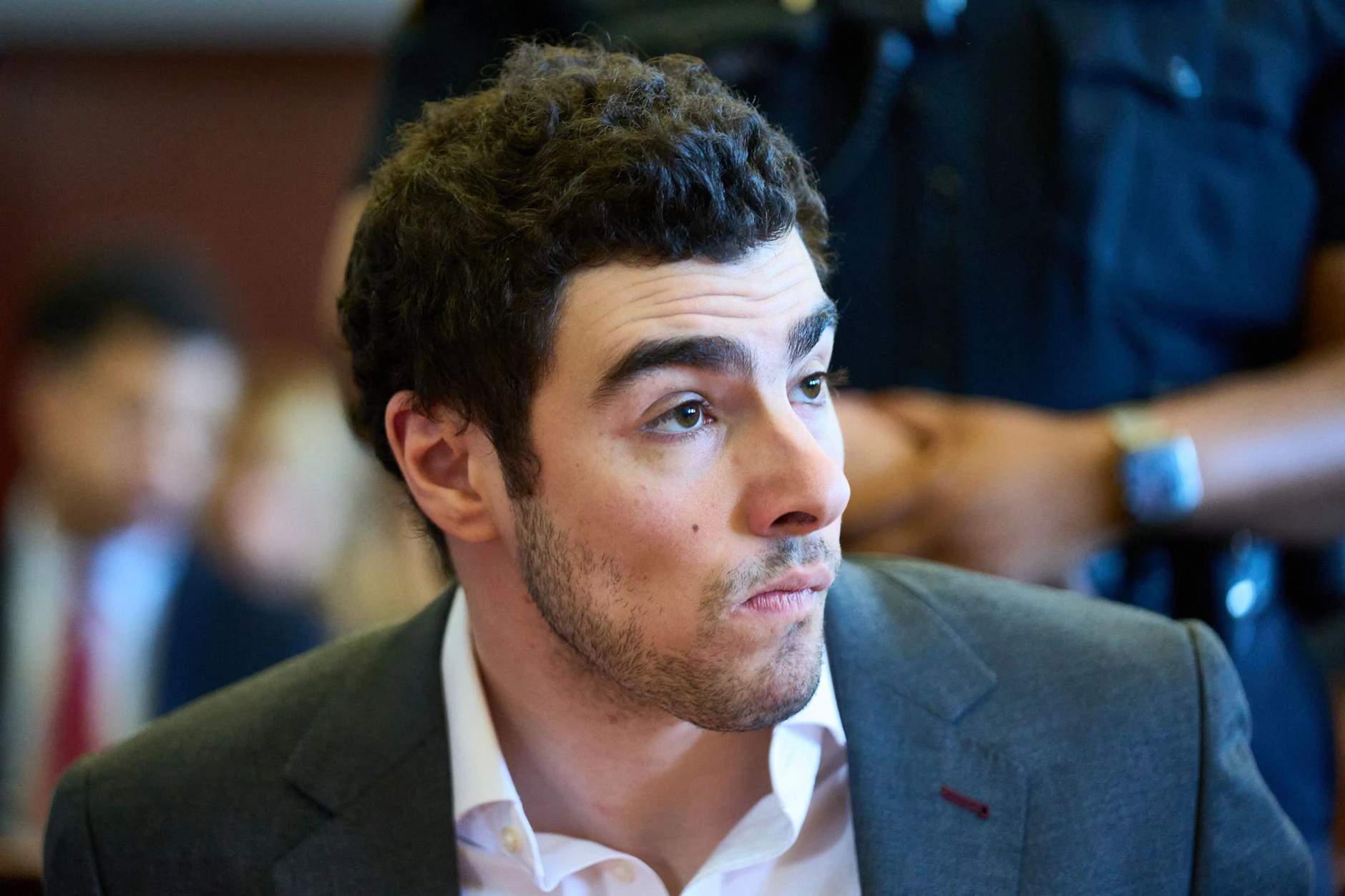 Luigi Mangione während eines Gerichtstermins im Dezember