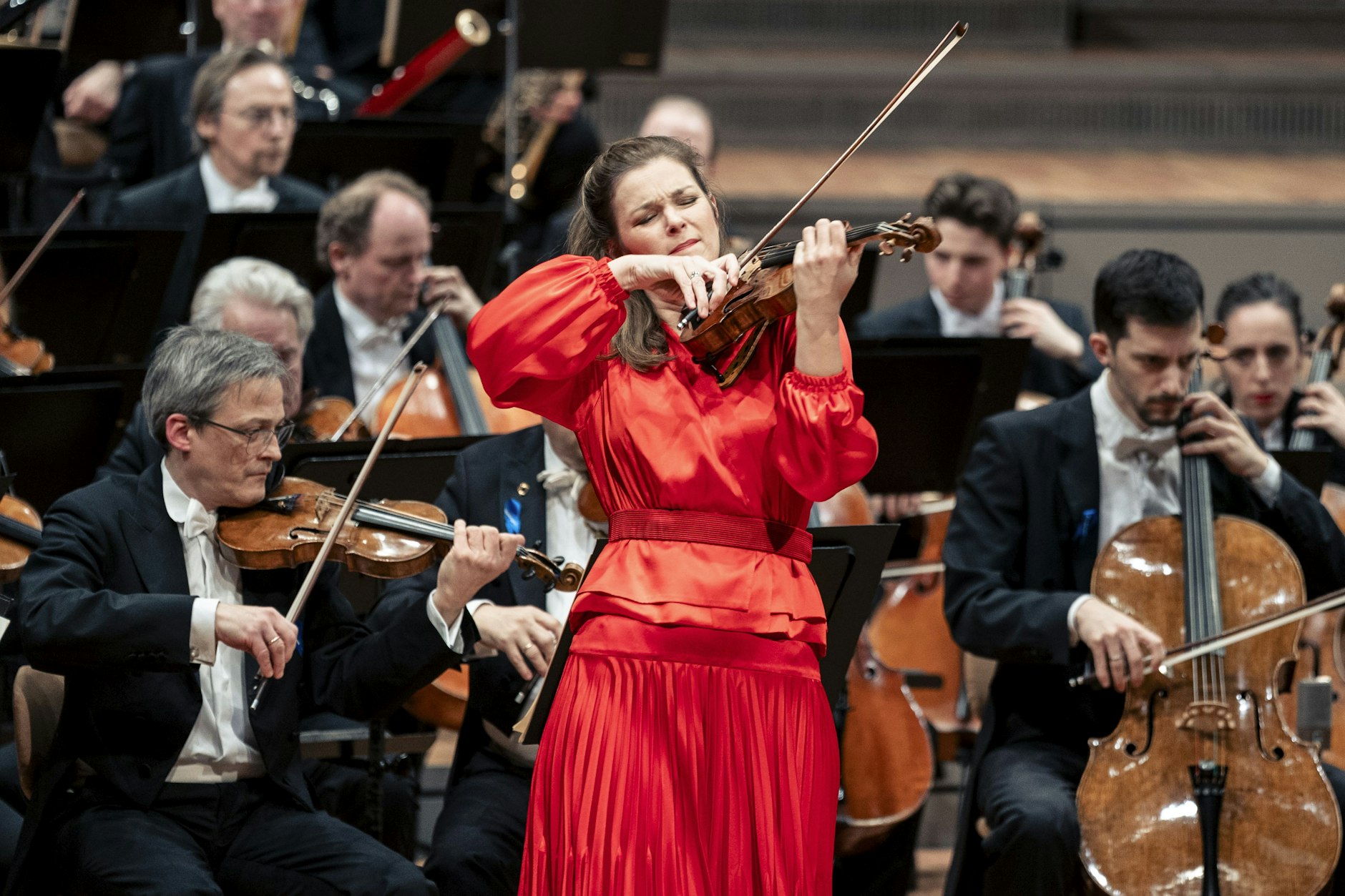 Janine Jansen und Kirill Petrenko mit den Berliner Philharmonikern.