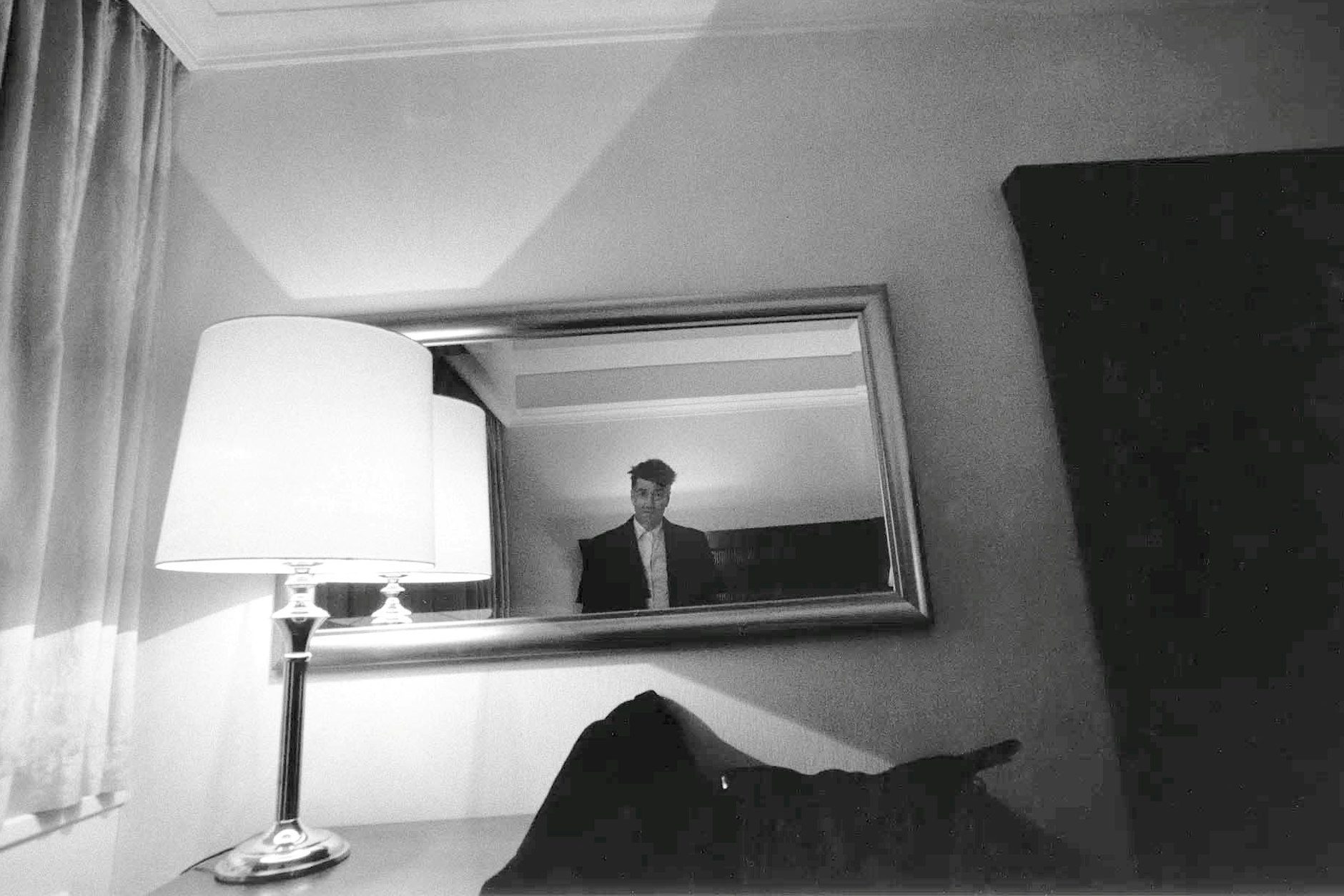 Dieses Selbstporträt von David Lynch entstand 1999 in Berlin.