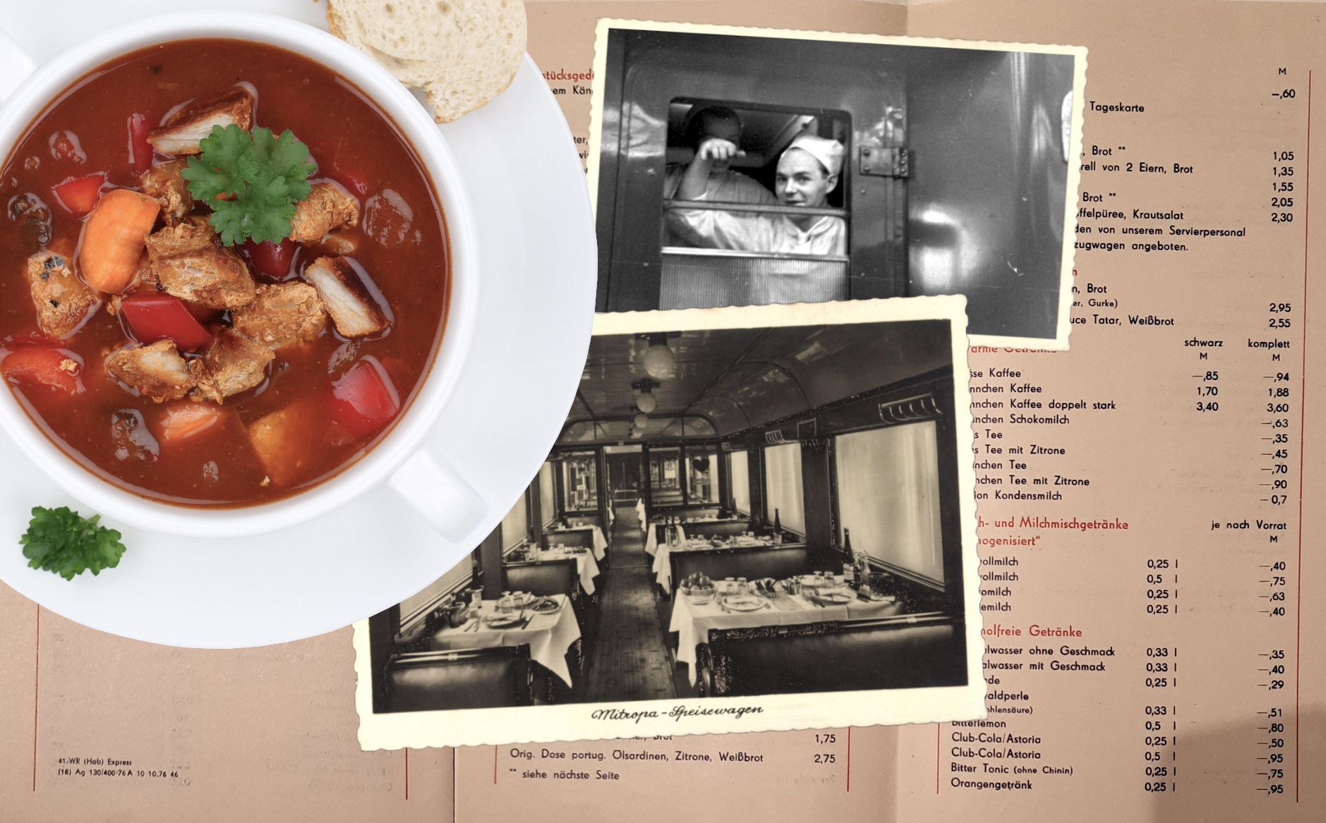 Image - Speisewagen in der DDR: Das kam bei der Mitropa auf den Tisch