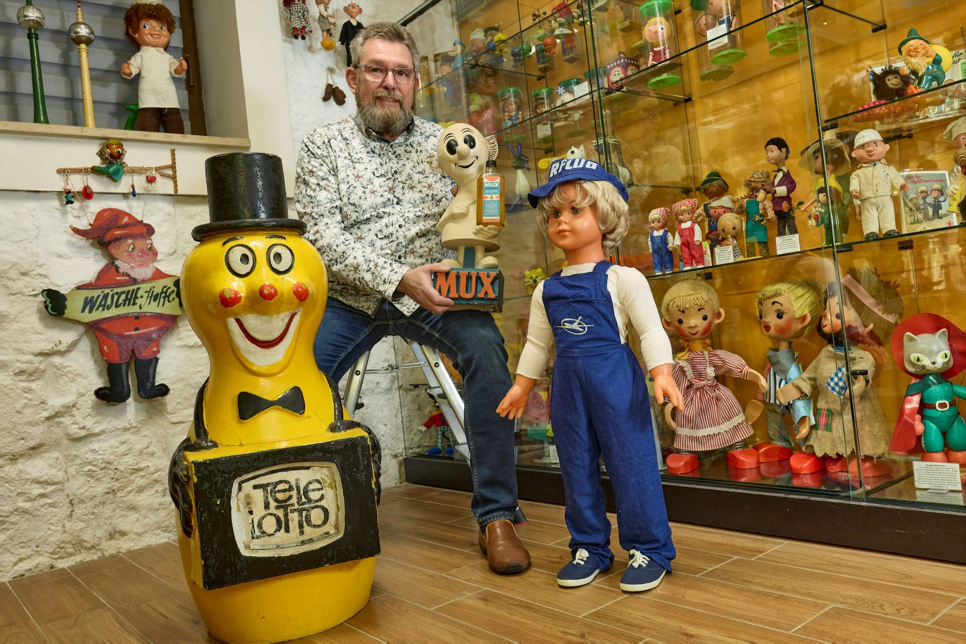 Ein großer Tele Lotto Otto ist das außergewöhnlichste Stück in der Sammlung.