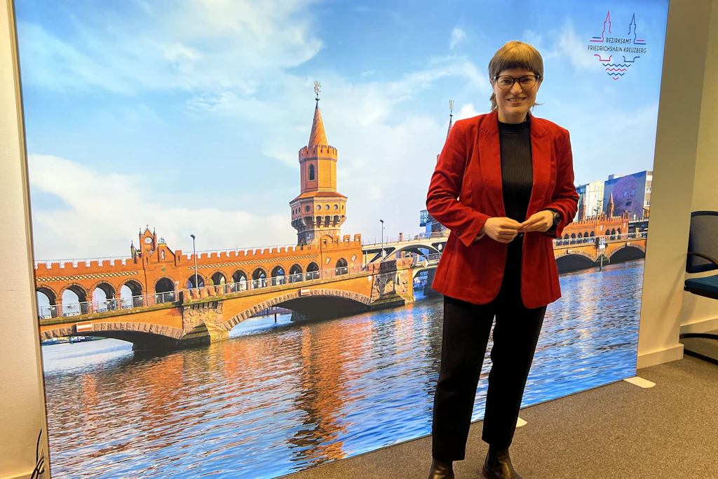 Bezirksstadträtin Annika Gerold treibt die Verkehrsberuhigung im Bezirk weiter voran.