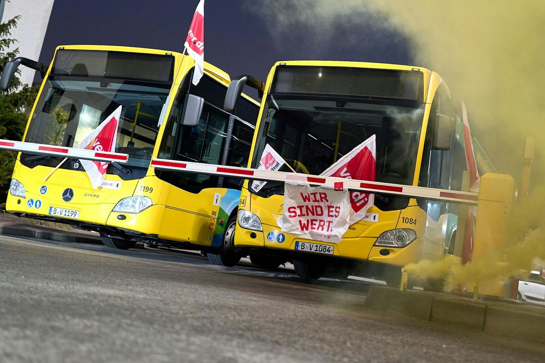 Streik im Nahverkehr – Welche Linien am Montag noch fahren