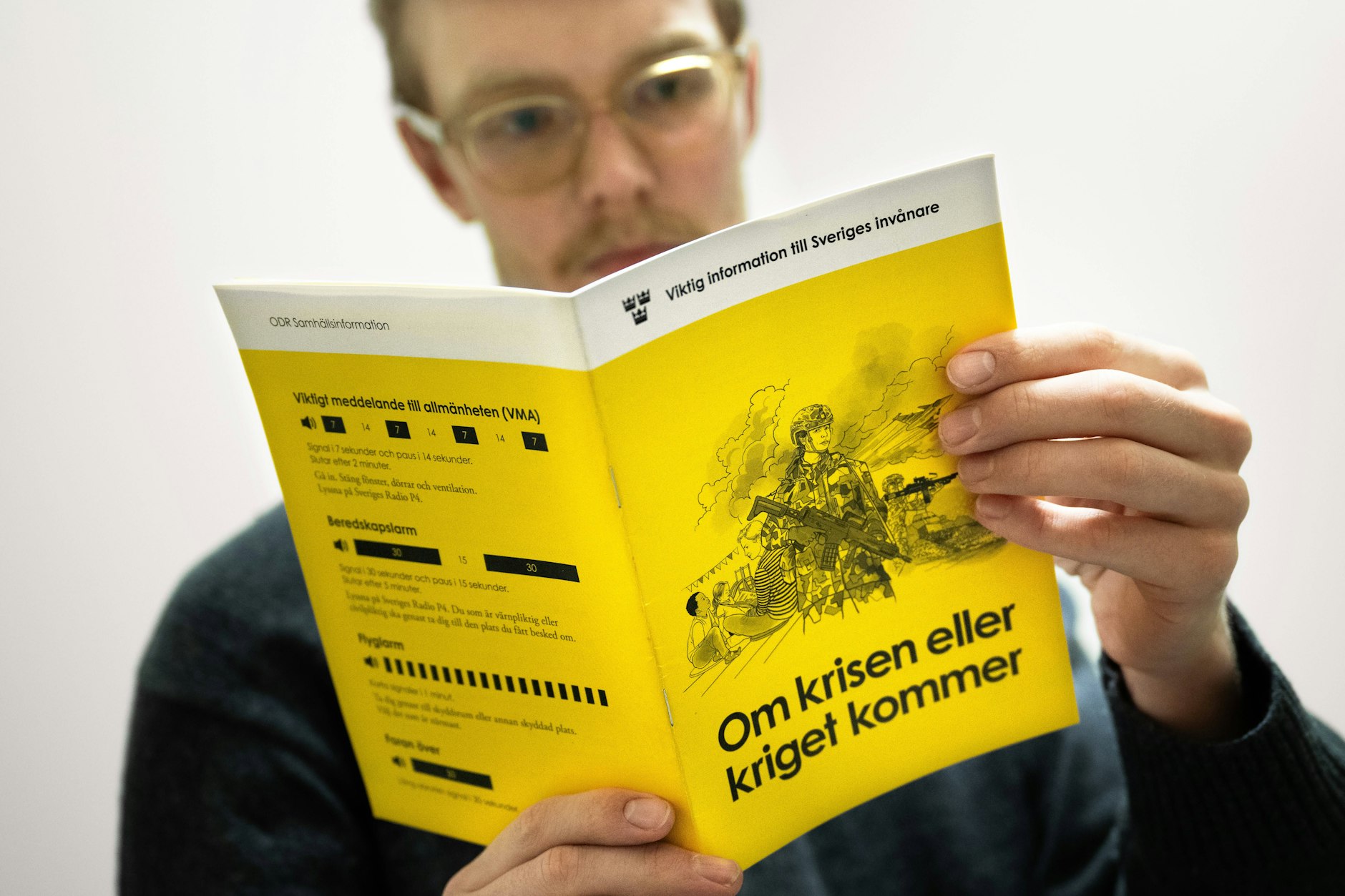 Die Katastrophenschutzbehörde in Schweden verteilte im November 2024 diese Broschüre.