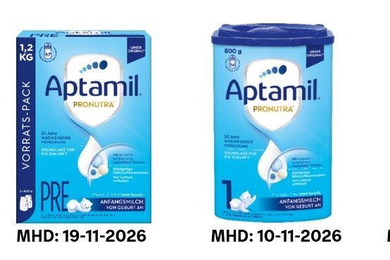 Diese Produkte sind vom Rückruf betroffen.