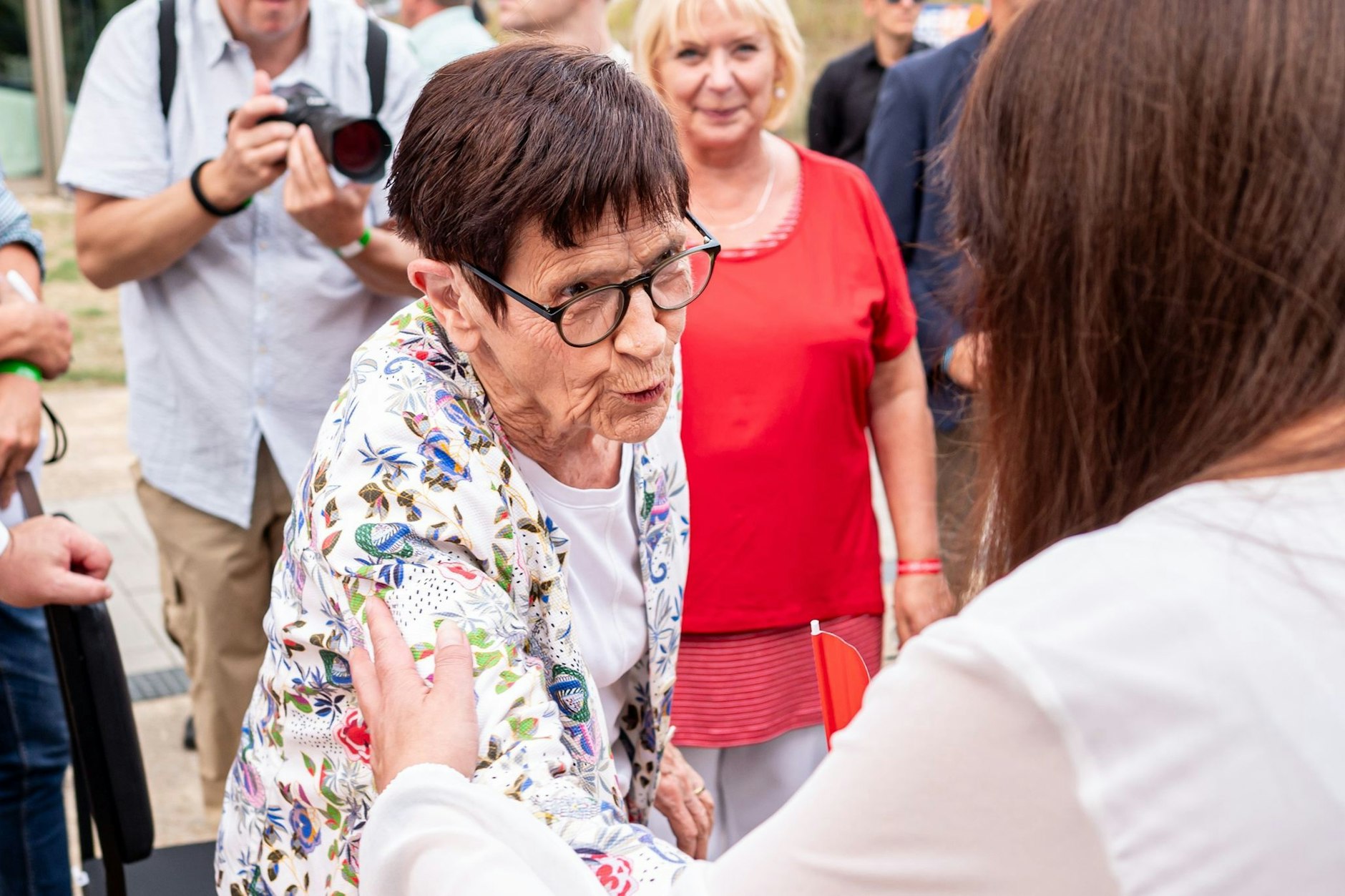 Rita Süssmuth 2024 beim SPD-Sommerfest in Potsdam.